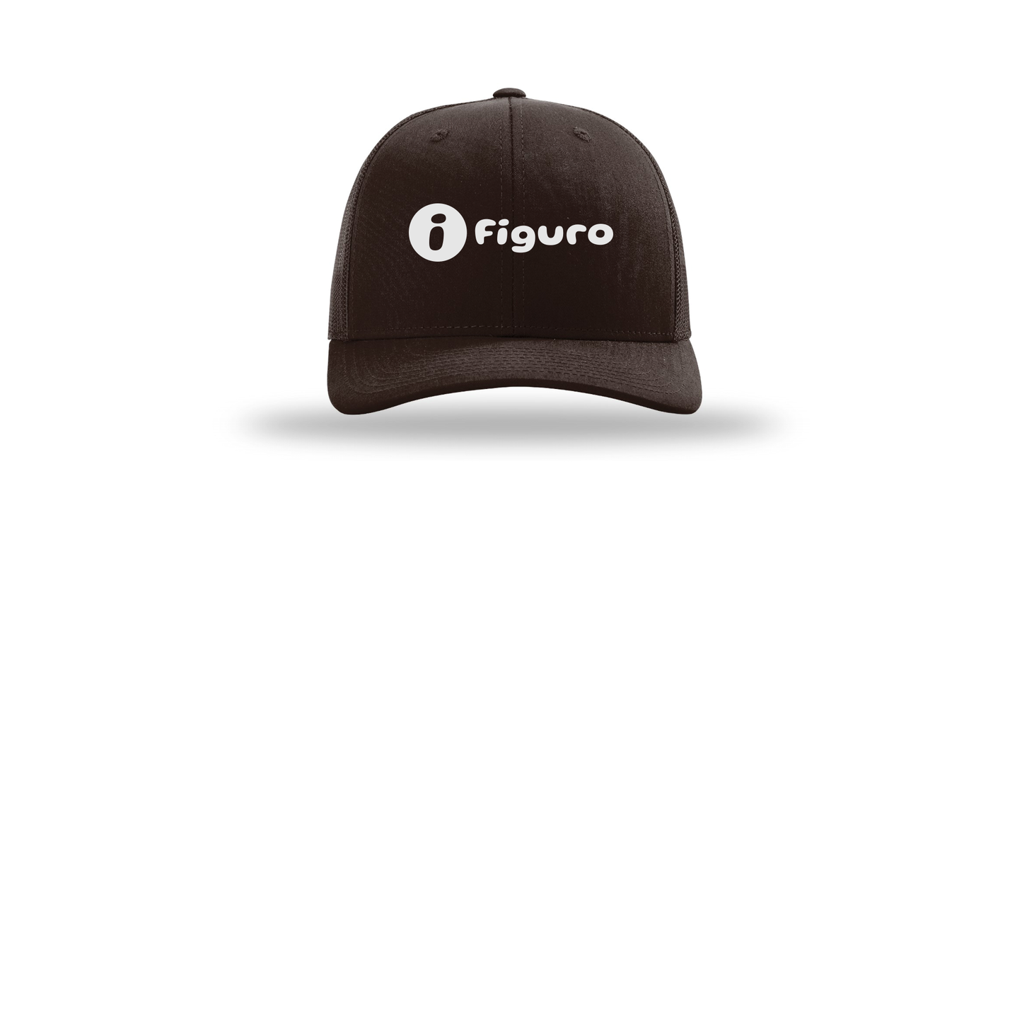 getfiguro-richardson-trucker-cap-embroidery-capfront-R112-coffee-flat-front