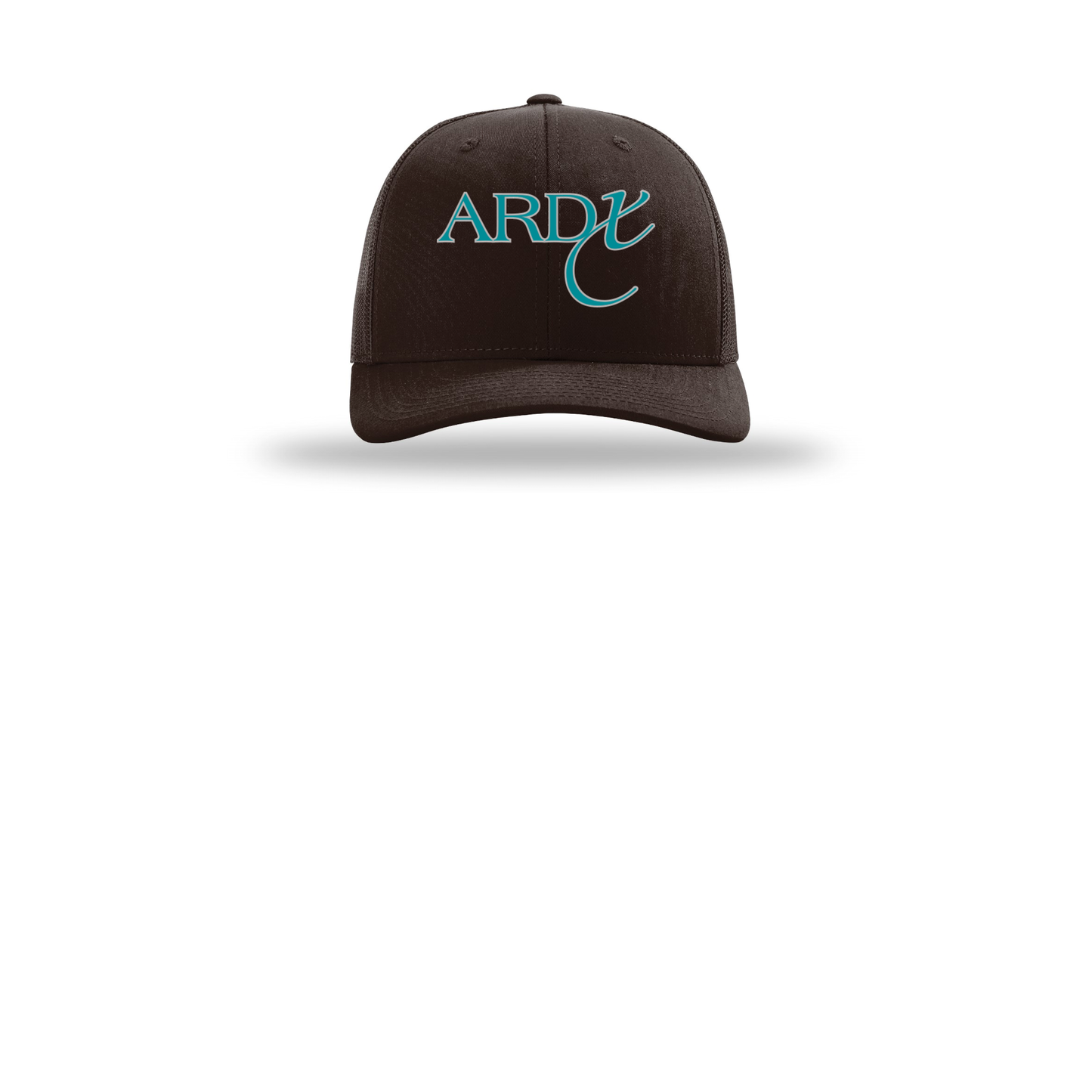 ardx-richardson-trucker-cap-embroidery-capfront-R112-coffee-flat-front