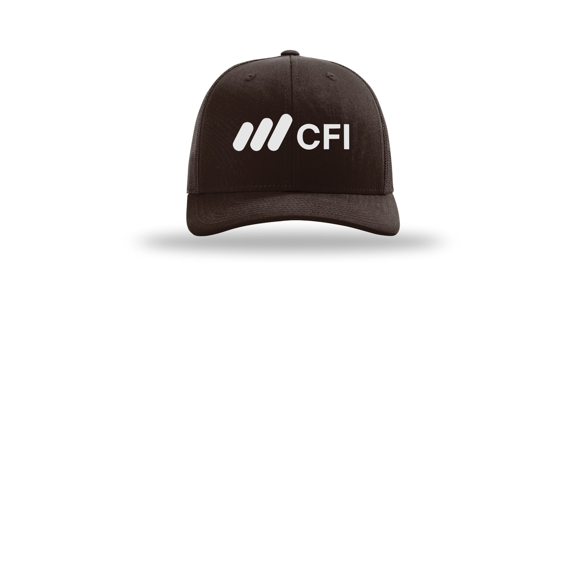 corporatefinanceinstitute-richardson-trucker-cap-embroidery-capfront-R112-coffee-flat-front