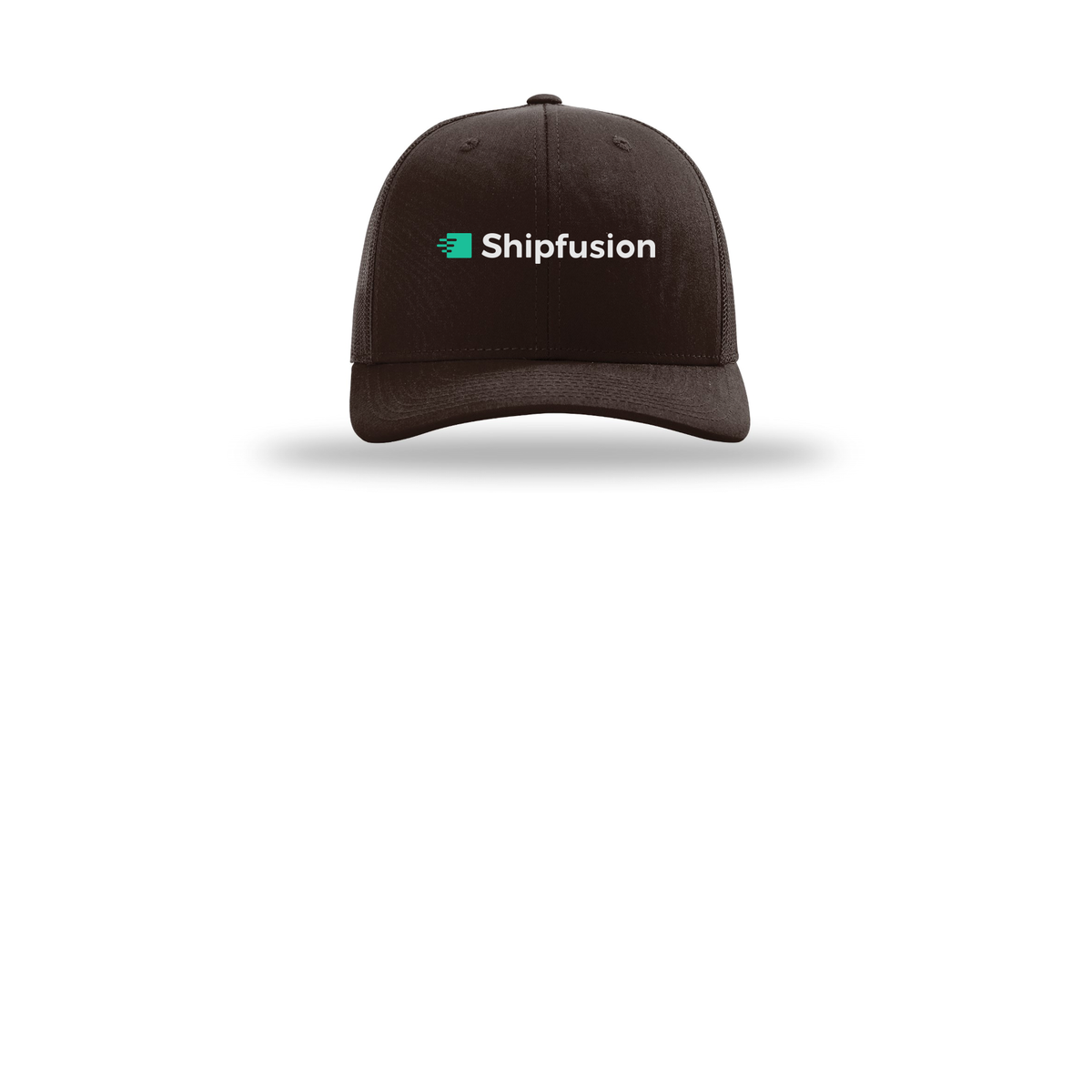 shipfusion-richardson-trucker-cap-embroidery-capfront-R112-coffee-flat-front