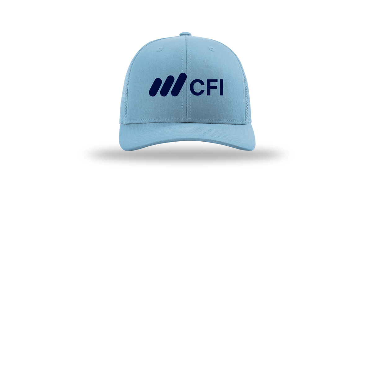 corporatefinanceinstitute-richardson-trucker-cap-embroidery-capfront-R112-columbiablue-flat-front