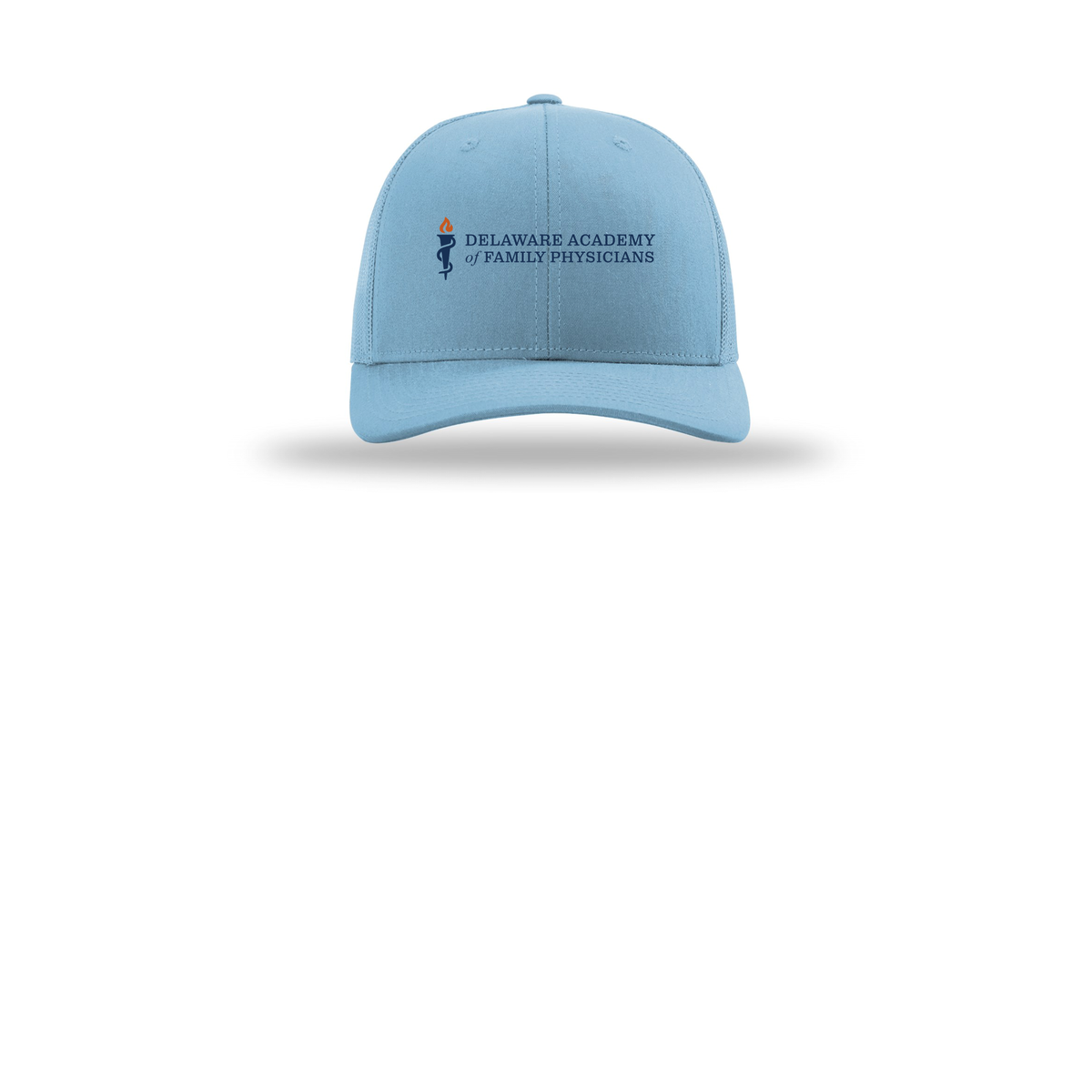 delfamdoc-richardson-trucker-cap-embroidery-capfront-R112-columbiablue-flat-front