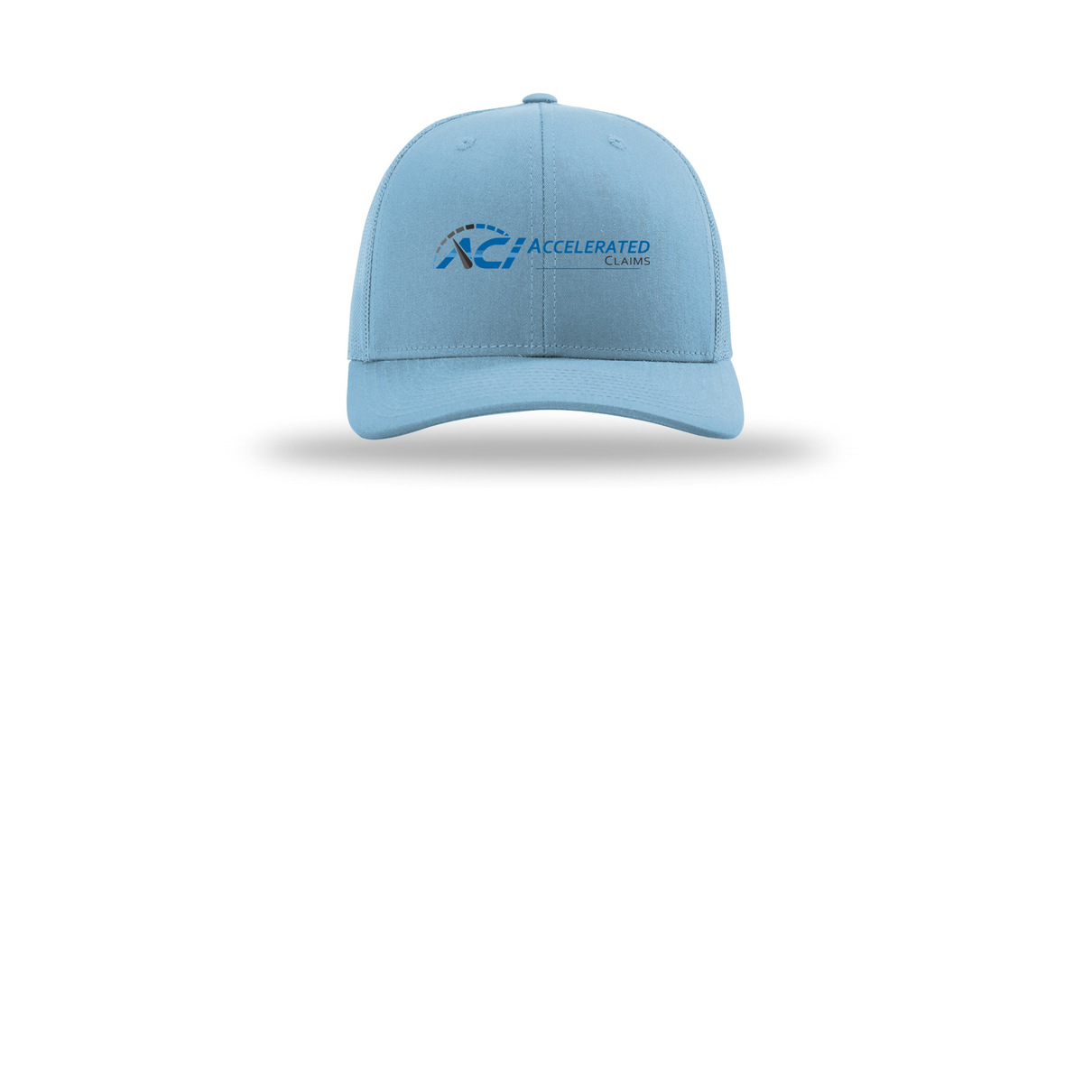 accelclaims-richardson-trucker-cap-embroidery-capfront-R112-columbiablue-flat-front