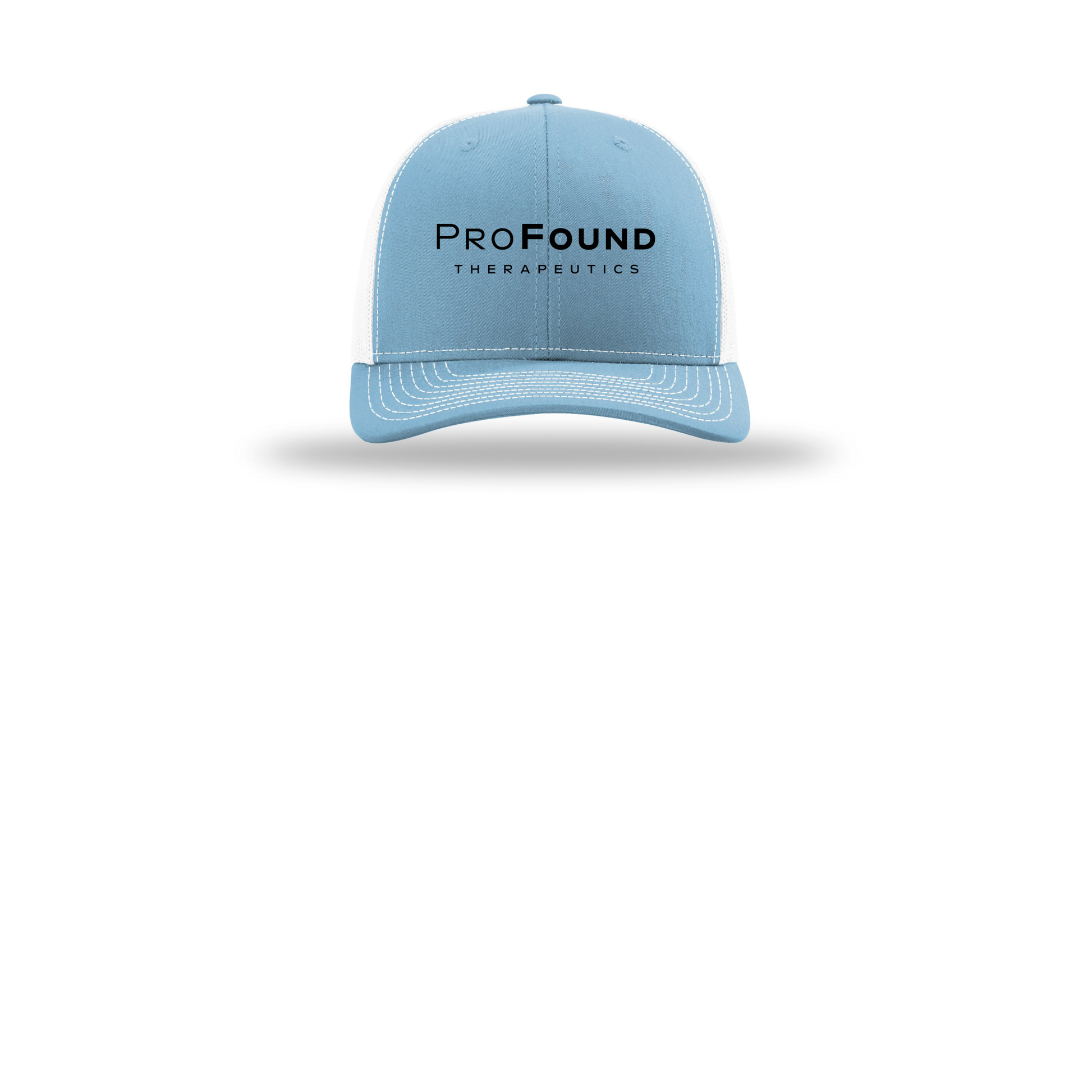 profoundtx-richardson-trucker-cap-embroidery-capfront-R112-columbiabluewhite-flat-front