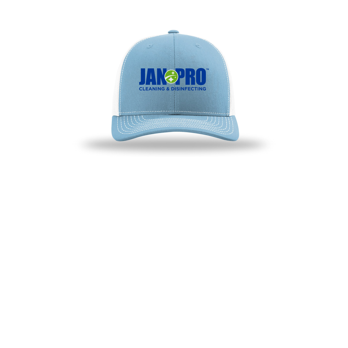 jan-pro-richardson-trucker-cap-embroidery-capfront-R112-columbiabluewhite-flat-front