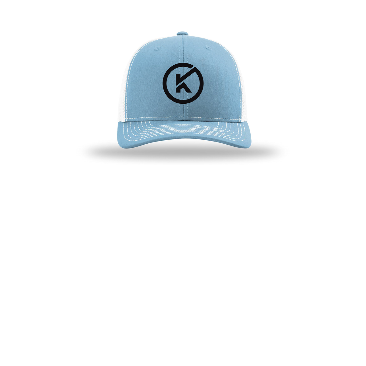 kitmanlabs-richardson-trucker-cap-embroidery-capfront-R112-columbiabluewhite-flat-front