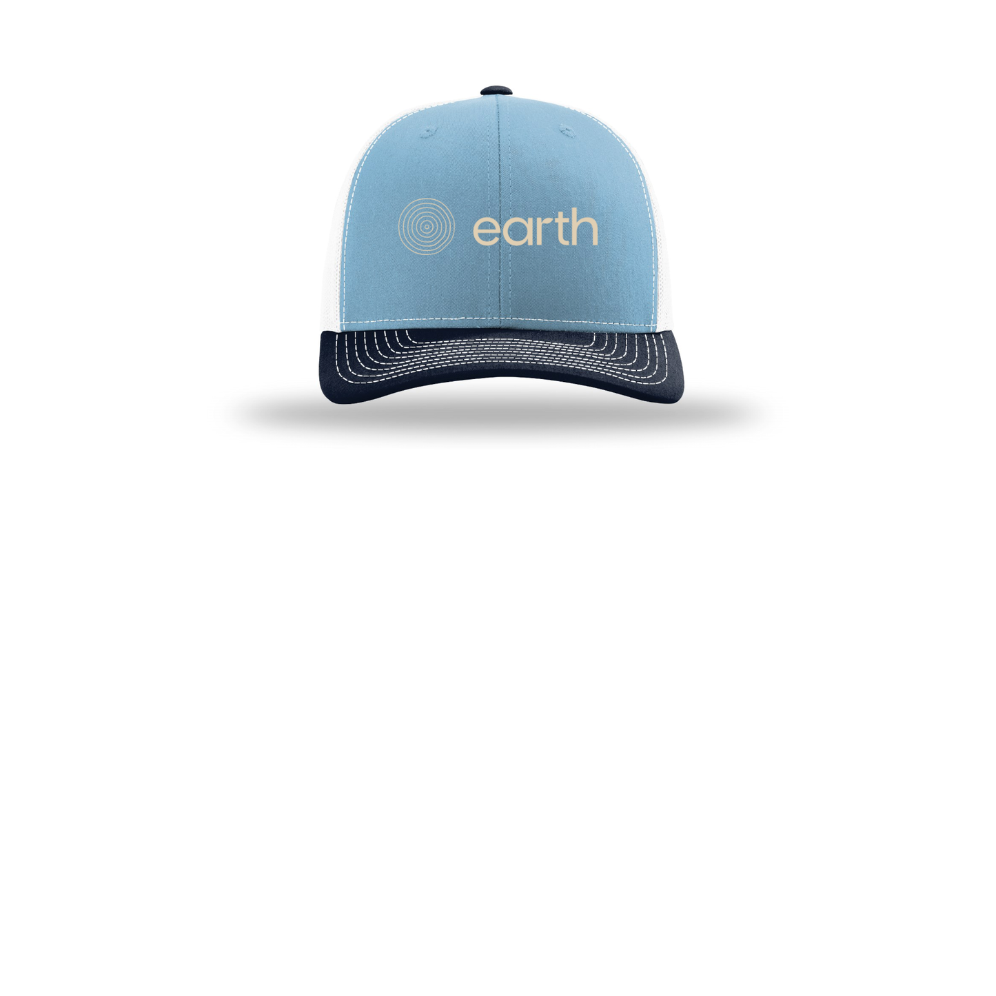 earthfuneral-richardson-trucker-cap-embroidery-capfront-R112-columbiabluewhitenavy-flat-front