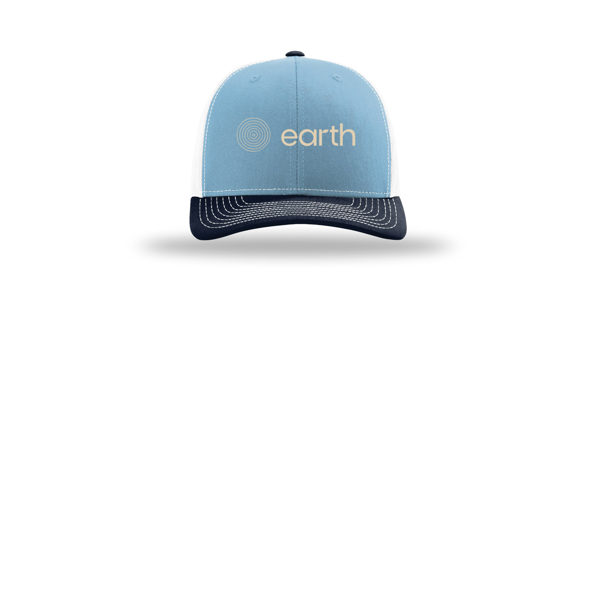 earthfuneral-richardson-trucker-cap-embroidery-capfront-R112-columbiabluewhitenavy-flat-front