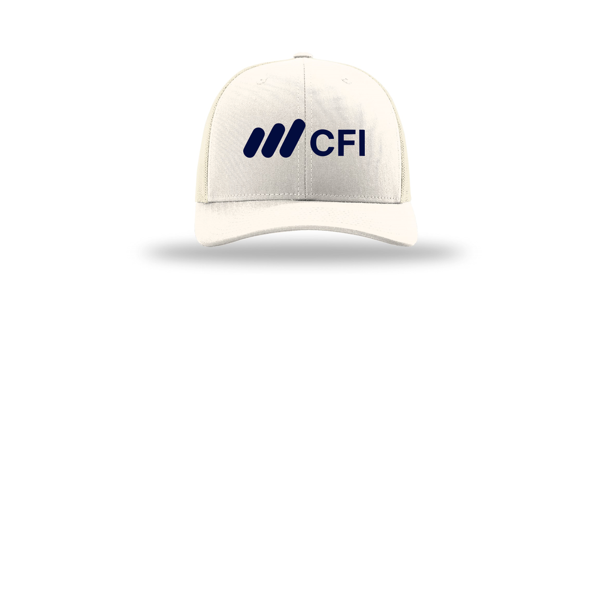 corporatefinanceinstitute-richardson-trucker-cap-embroidery-capfront-R112-cream-flat-front