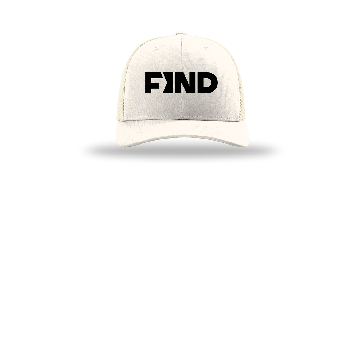 findrealestate-richardson-trucker-cap-embroidery-capfront-R112-cream-flat-front