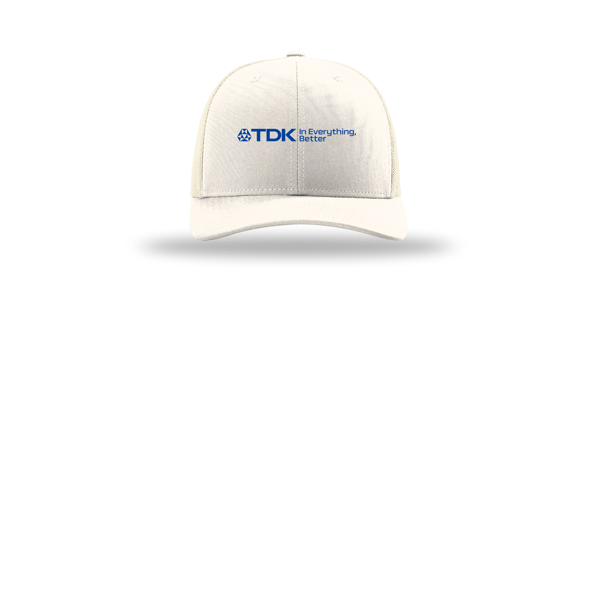 tdk-richardson-trucker-cap-embroidery-capfront-R112-cream-flat-front