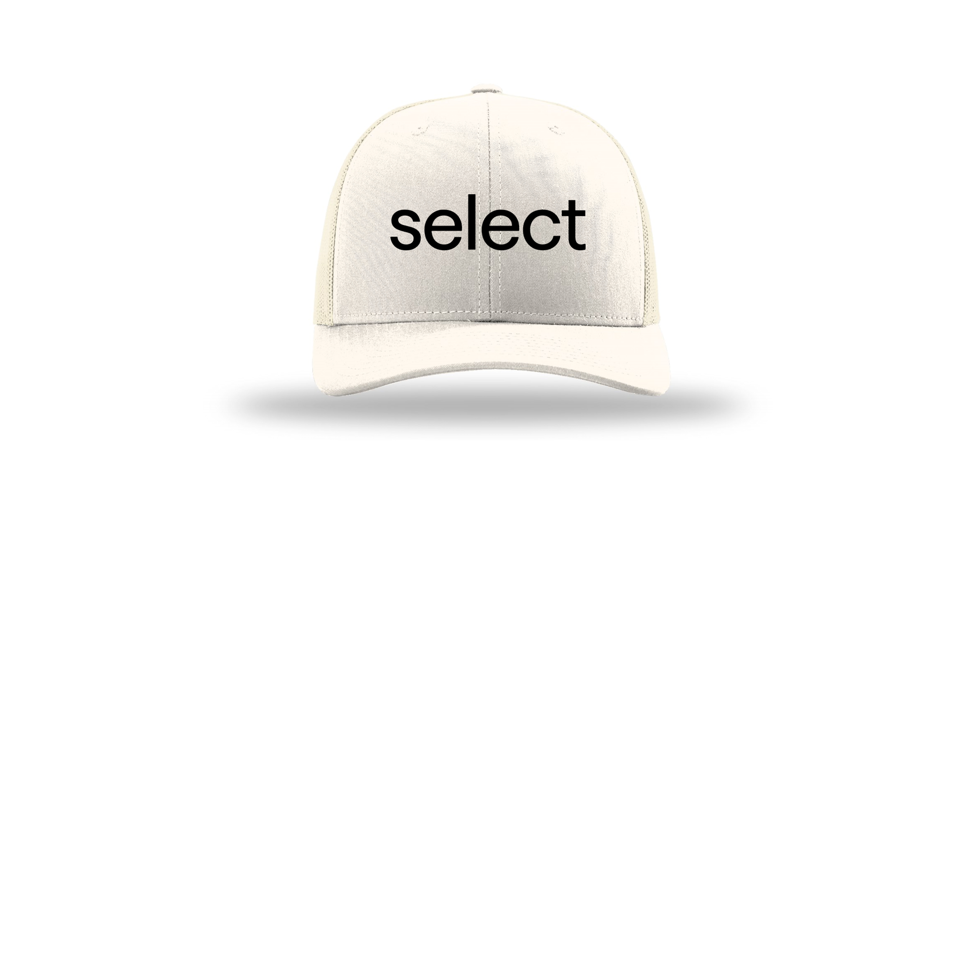 meetselect-richardson-trucker-cap-embroidery-capfront-R112-cream-flat-front