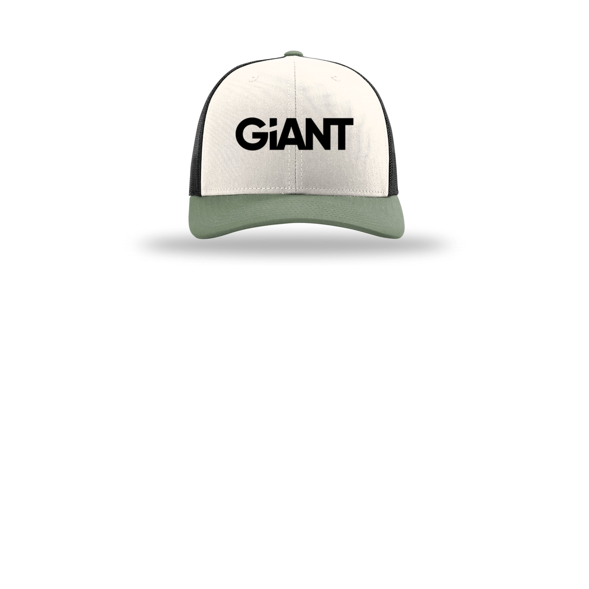 giantworldwide-richardson-trucker-cap-embroidery-capfront-R112-creamblackloden-flat-front
