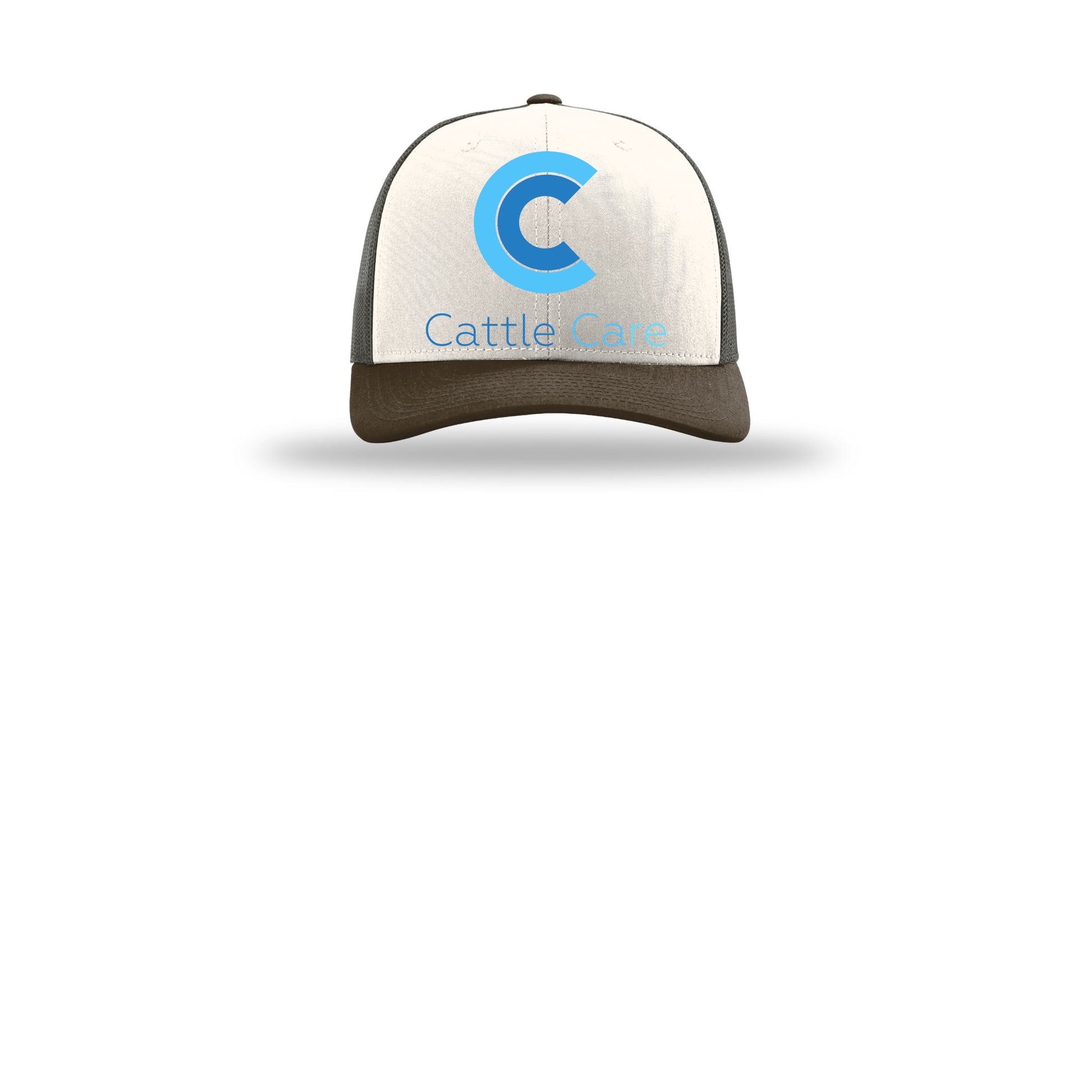 cattle-care-richardson-trucker-cap-embroidery-capfront-R112-creamgreybrownbrown-flat-front
