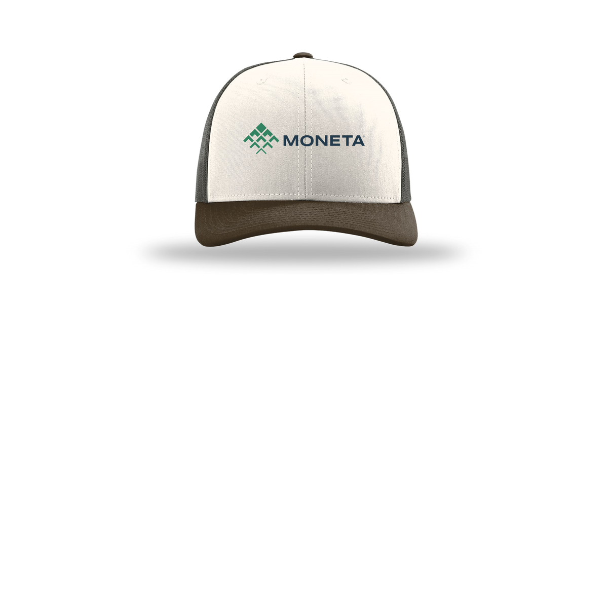 monetagroup-richardson-trucker-cap-embroidery-capfront-R112-creamgreybrownbrown-flat-front