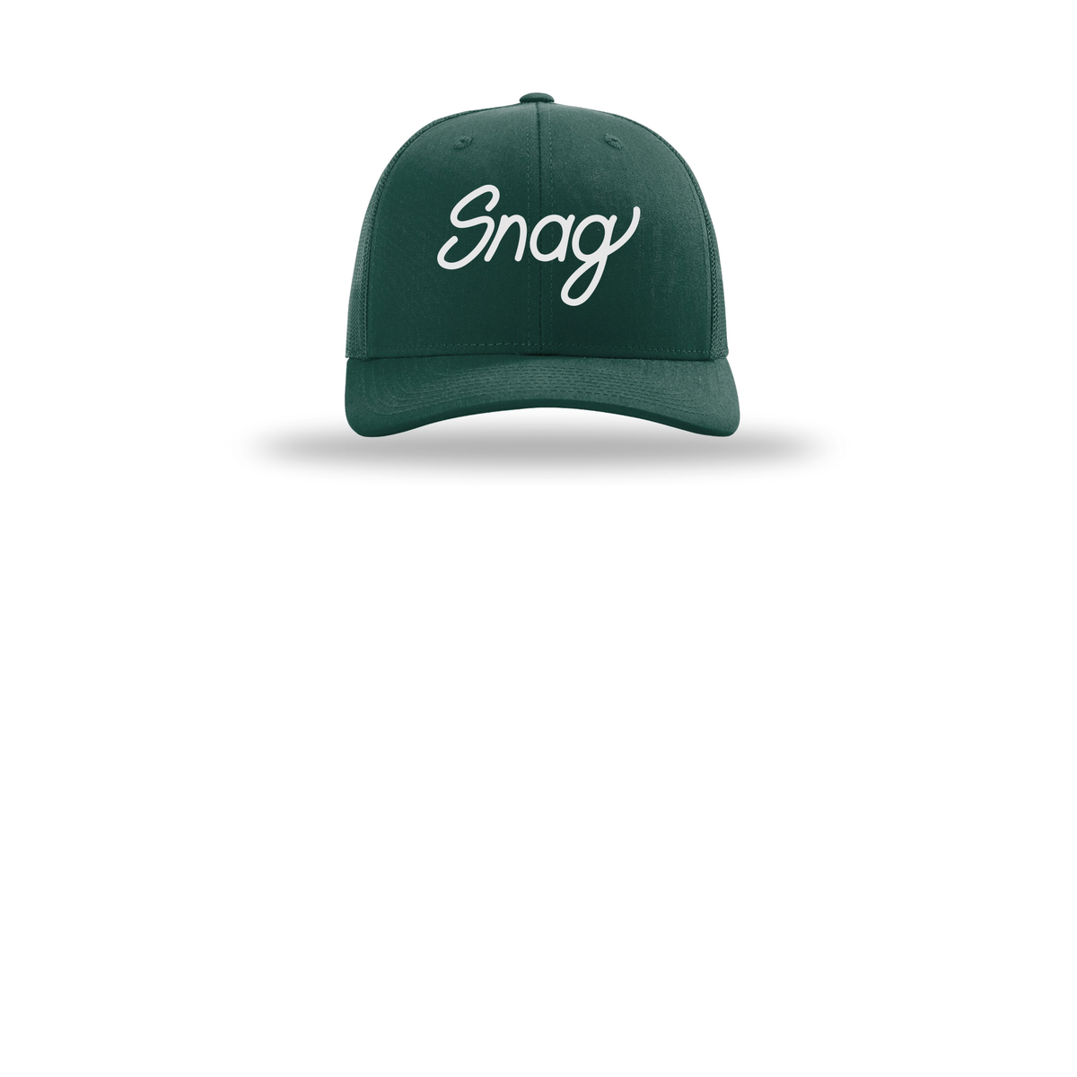 snagdelivery-richardson-trucker-cap-embroidery-capfront-R112-darkgreen-flat-front