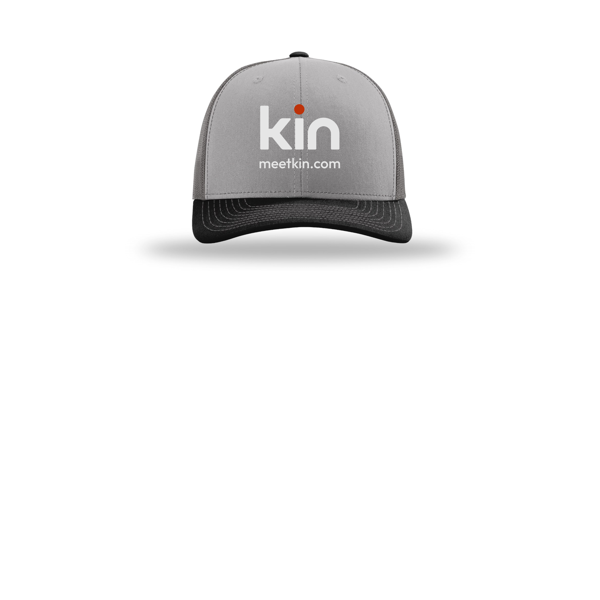 kin-richardson-trucker-cap-embroidery-capfront-R112-greycharcoalblack-flat-front