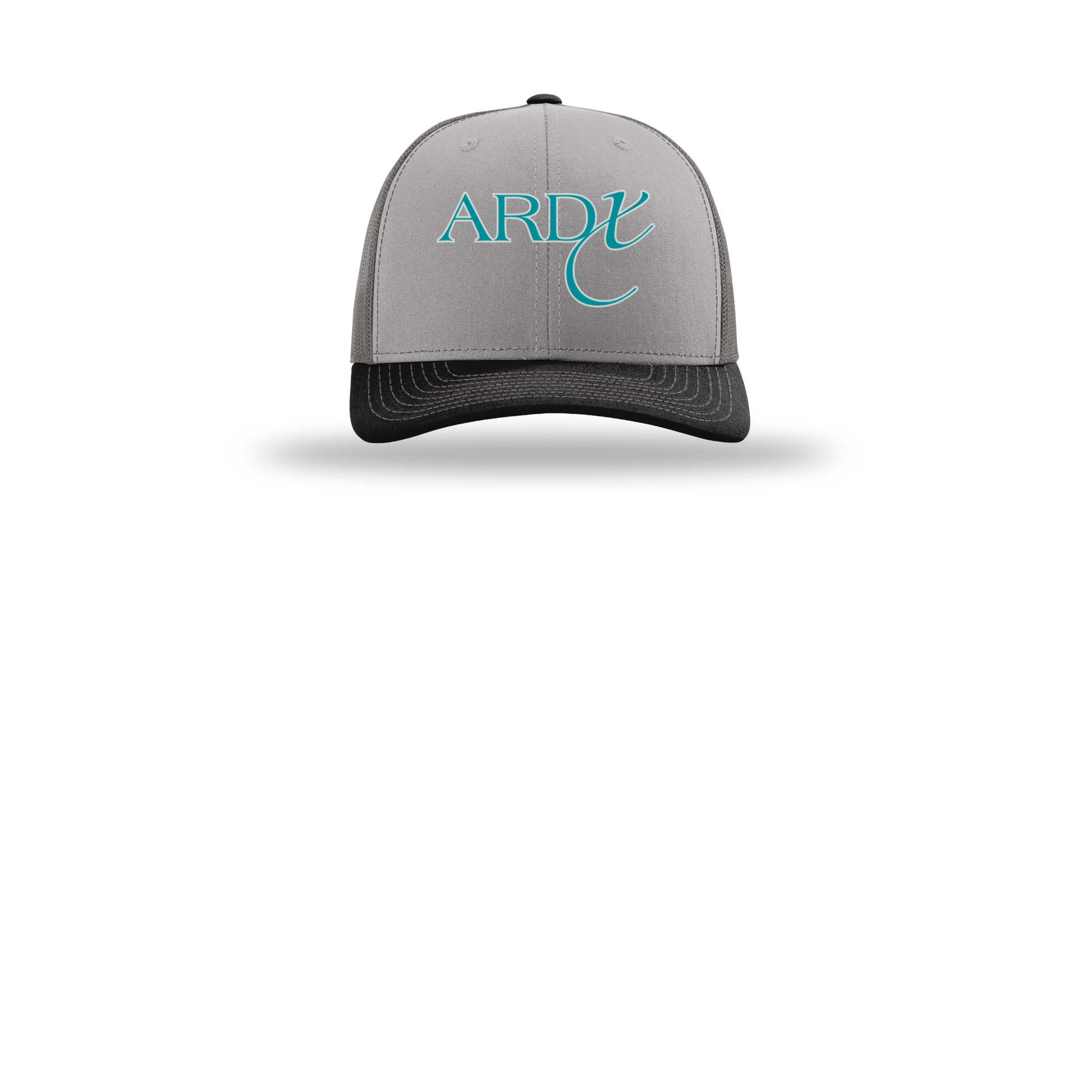 ardx-richardson-trucker-cap-embroidery-capfront-R112-greycharcoalblack-flat-front