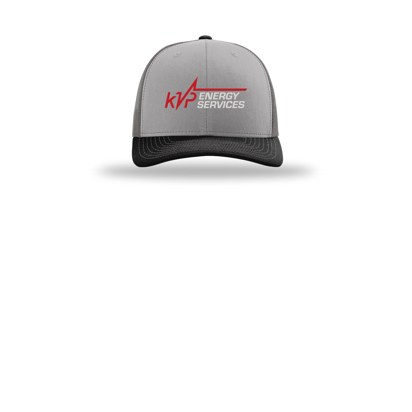 kvpenergy-richardson-trucker-cap-embroidery-capfront-R112-greycharcoalblack-flat-front