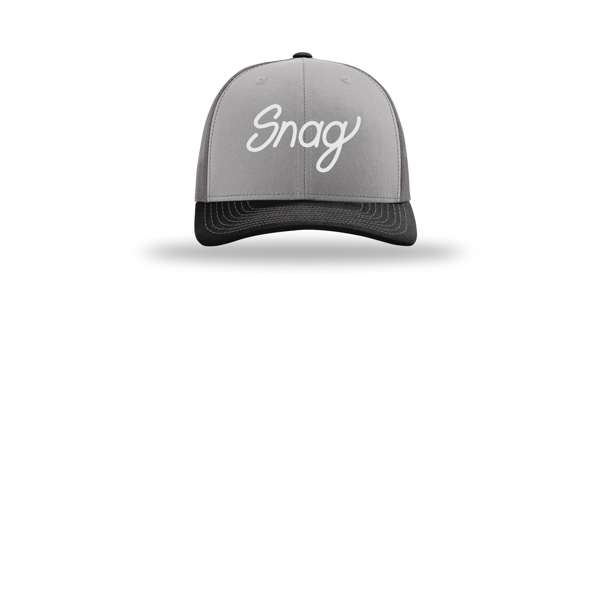 snagdelivery-richardson-trucker-cap-embroidery-capfront-R112-greycharcoalblack-flat-front
