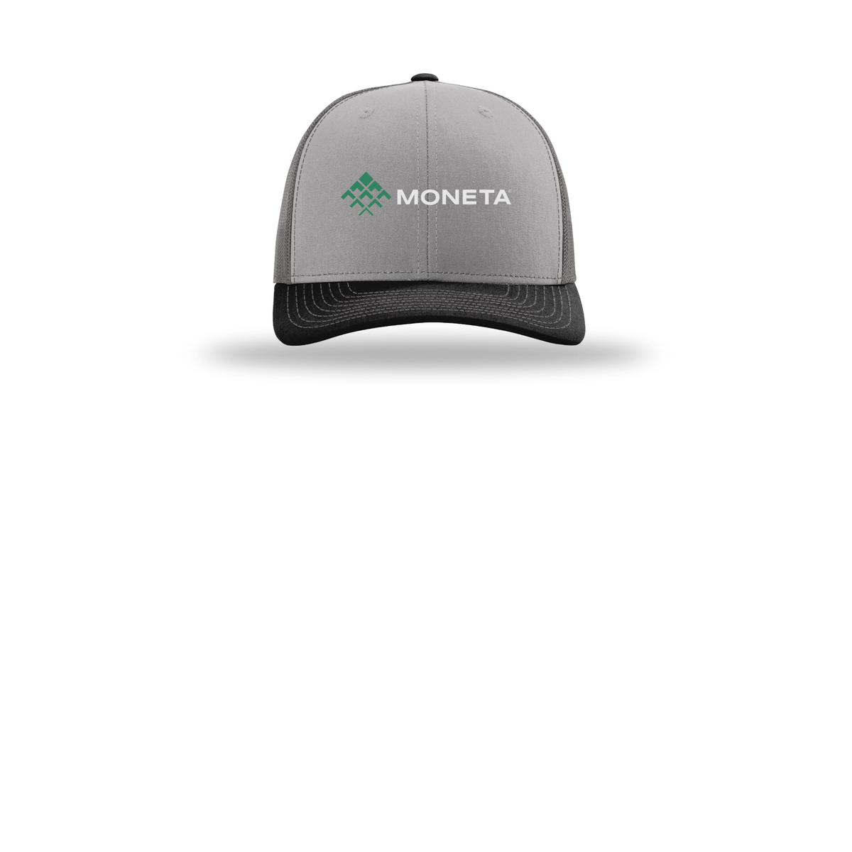 monetagroup-richardson-trucker-cap-embroidery-capfront-R112-greycharcoalblack-flat-front
