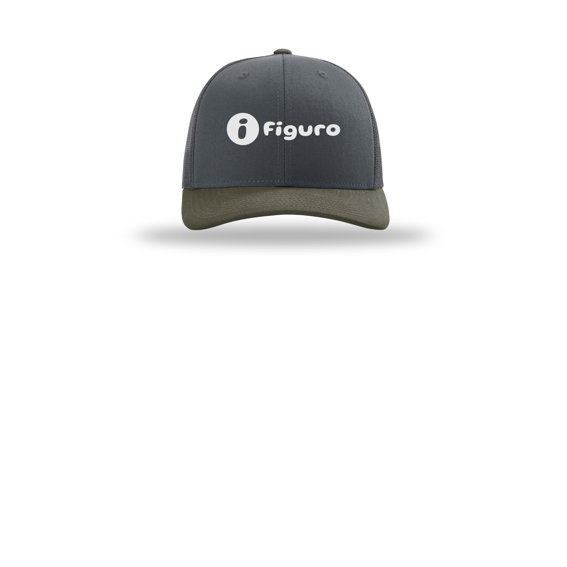 getfiguro-richardson-trucker-cap-embroidery-capfront-R112-gunmetalgunmetalchocolatechip-flat-front