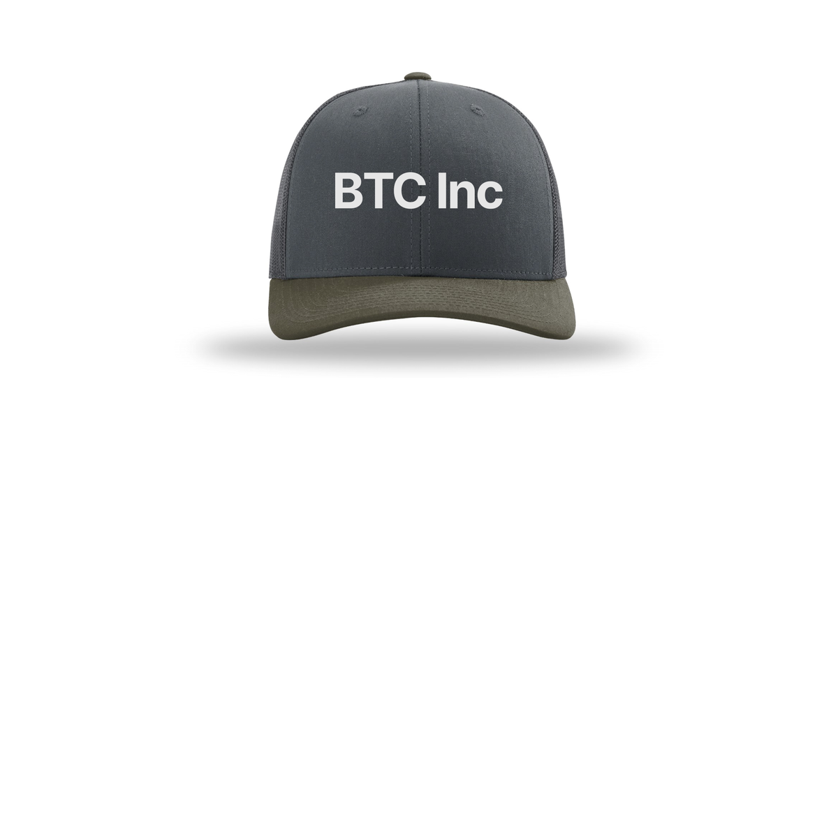 btc-richardson-trucker-cap-embroidery-capfront-R112-gunmetalgunmetalchocolatechip-flat-front
