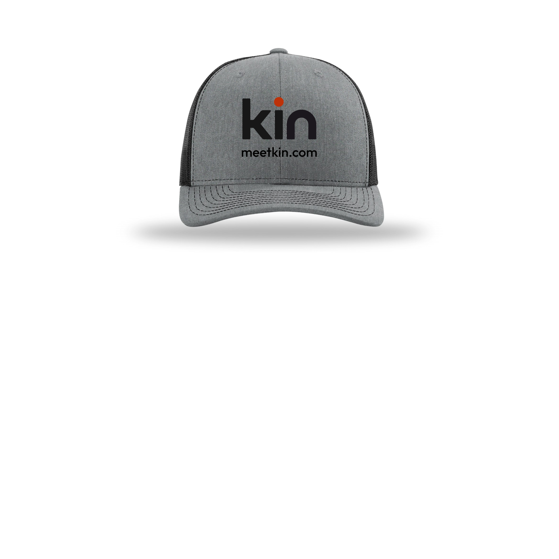 kin-richardson-trucker-cap-embroidery-capfront-R112-heathergreyblack-flat-front