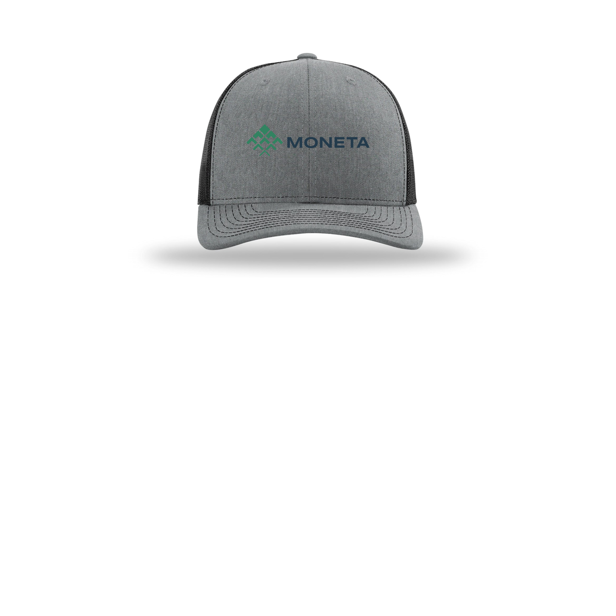 monetagroup-richardson-trucker-cap-embroidery-capfront-R112-heathergreyblack-flat-front