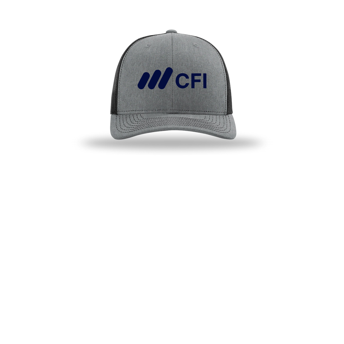 corporatefinanceinstitute-richardson-trucker-cap-embroidery-capfront-R112-heathergreyblack-flat-front