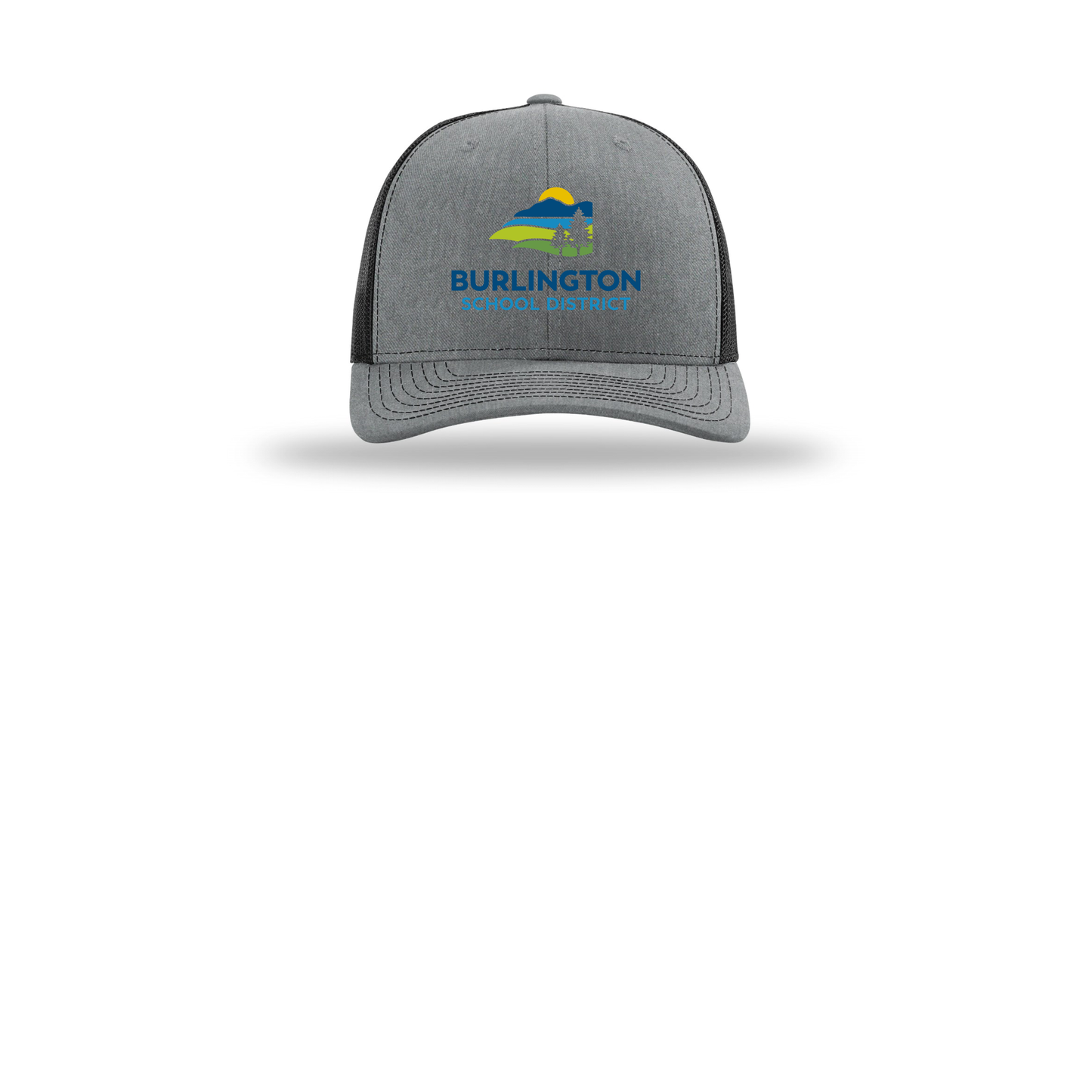 bsdvt-richardson-trucker-cap-embroidery-capfront-R112-heathergreyblack-flat-front