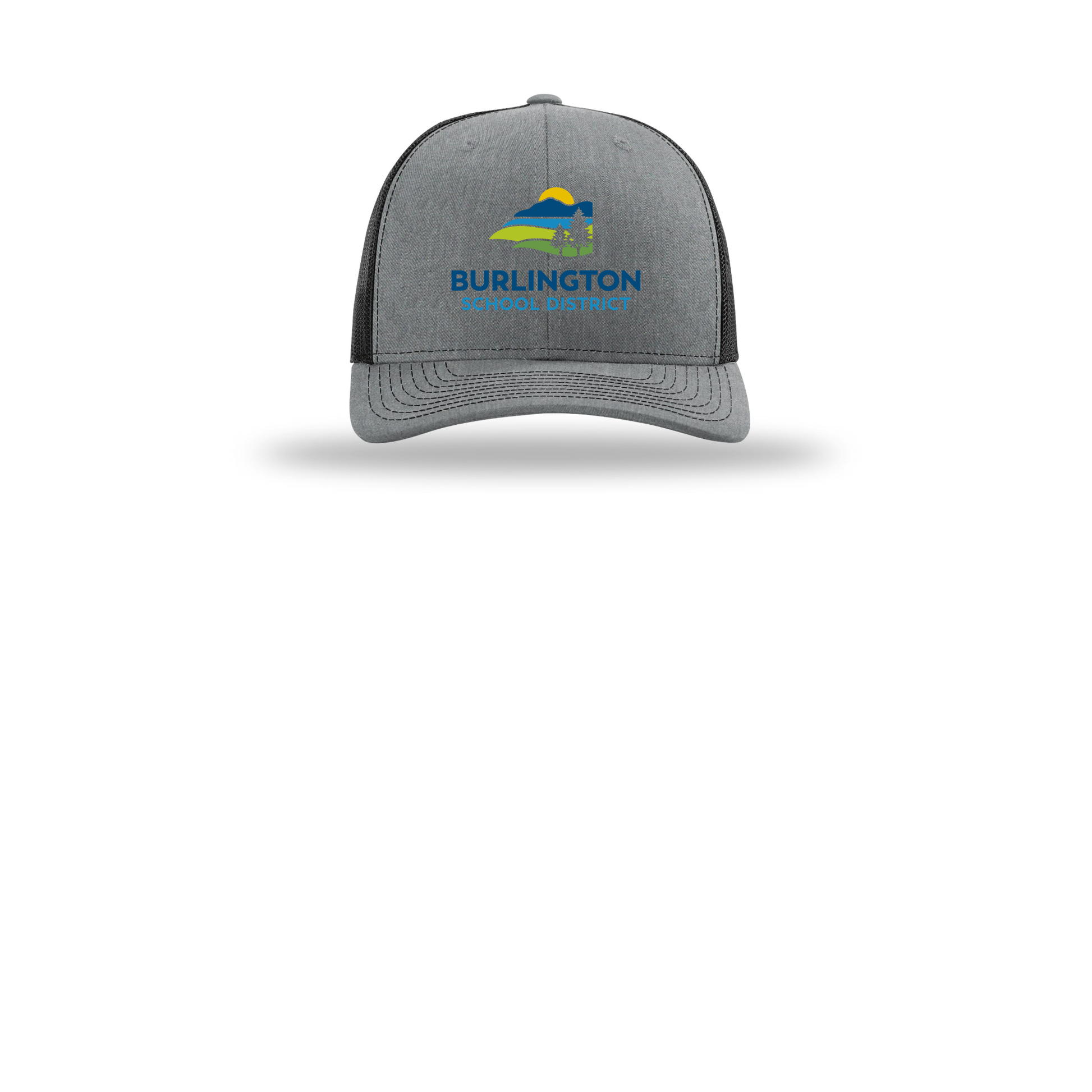 bsdvt-richardson-trucker-cap-embroidery-capfront-R112-heathergreyblack-flat-front