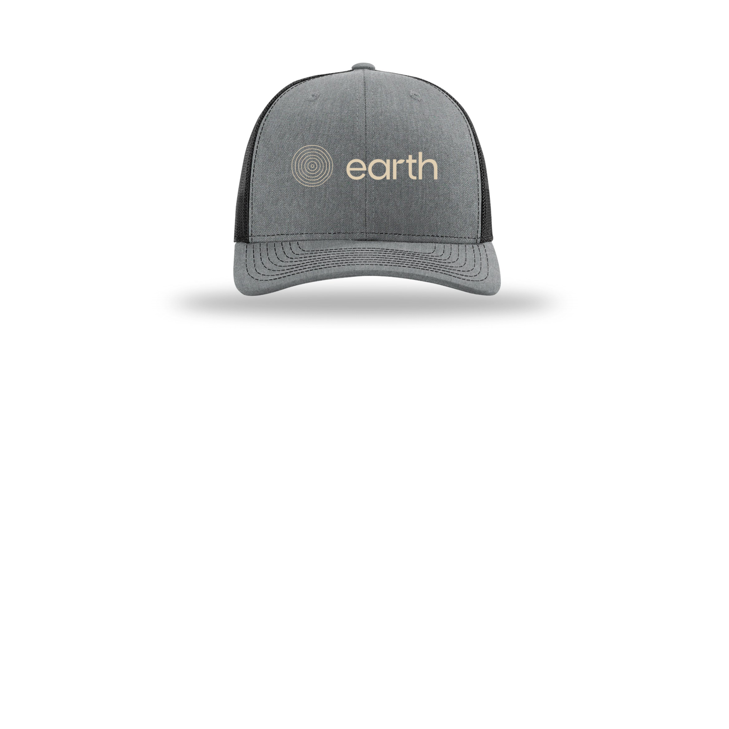 earthfuneral-richardson-trucker-cap-embroidery-capfront-R112-heathergreyblack-flat-front