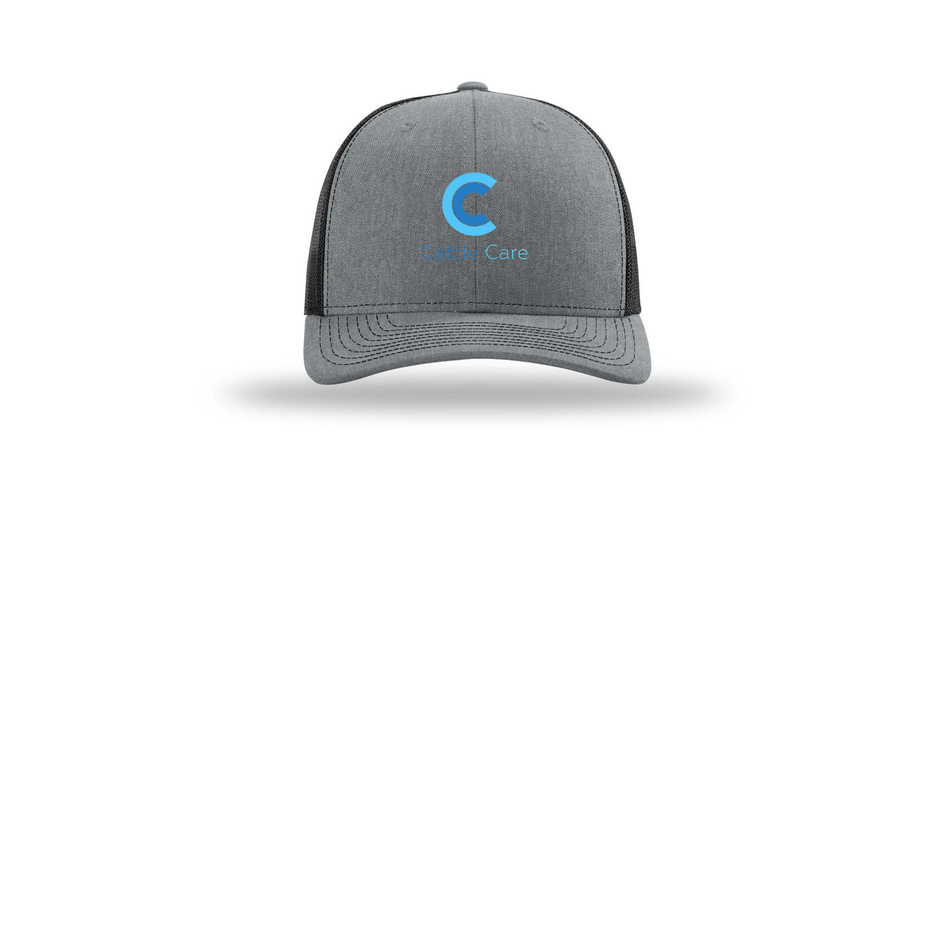 cattle-care-richardson-trucker-cap-embroidery-capfront-R112-heathergreyblack-flat-front