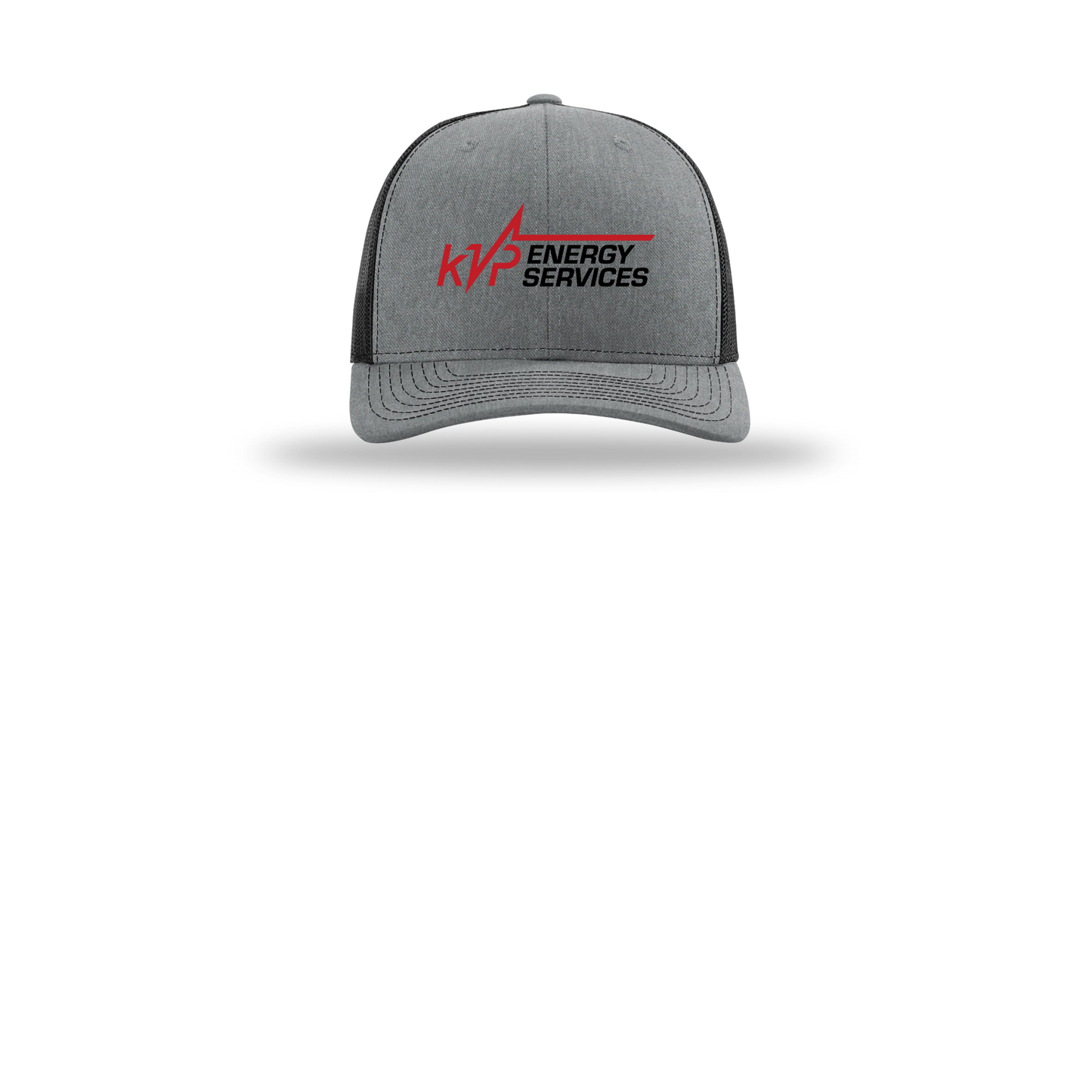 kvpenergy-richardson-trucker-cap-embroidery-capfront-R112-heathergreyblack-flat-front