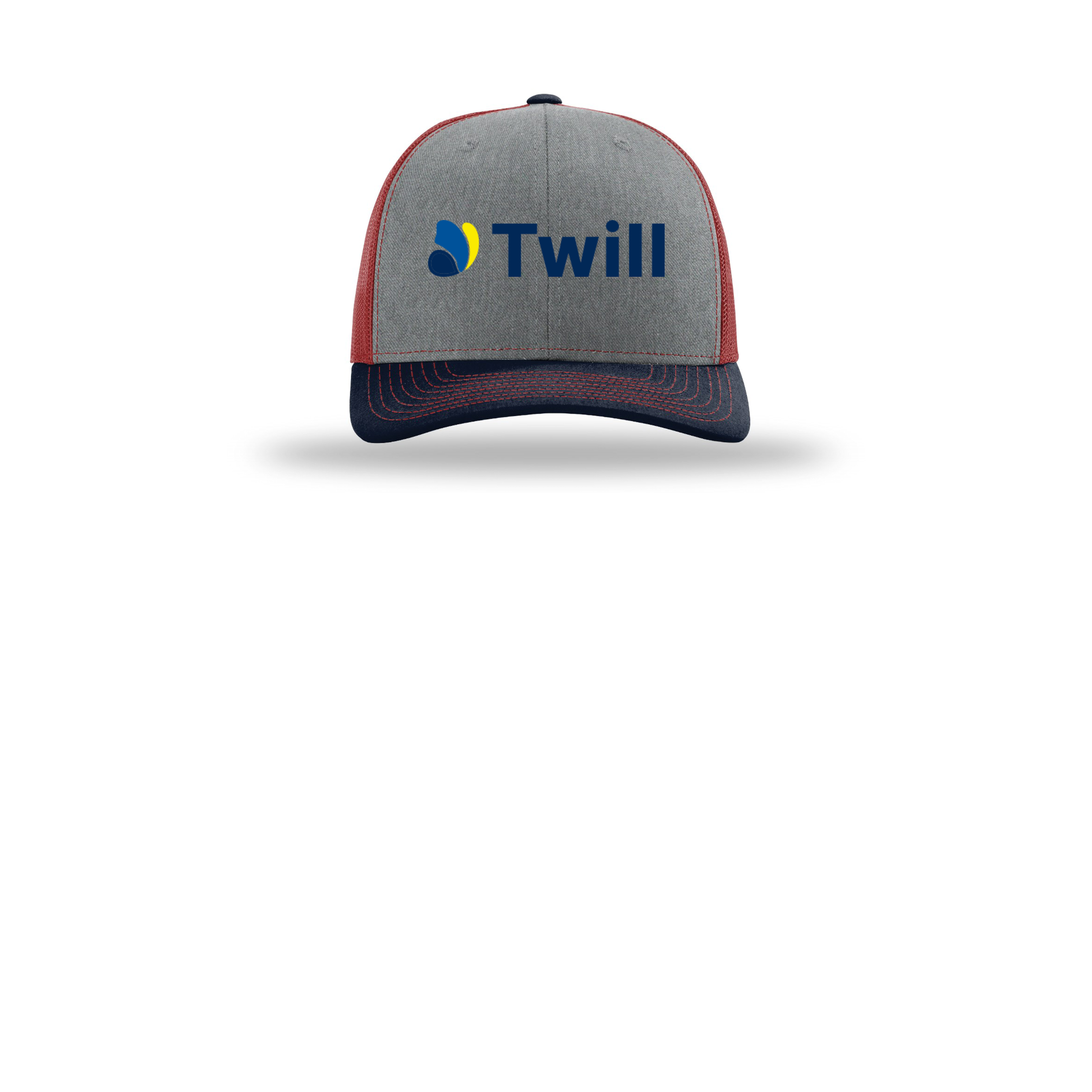 withtwill-richardson-trucker-cap-embroidery-capfront-R112-heathergreycardinalnavy-flat-front