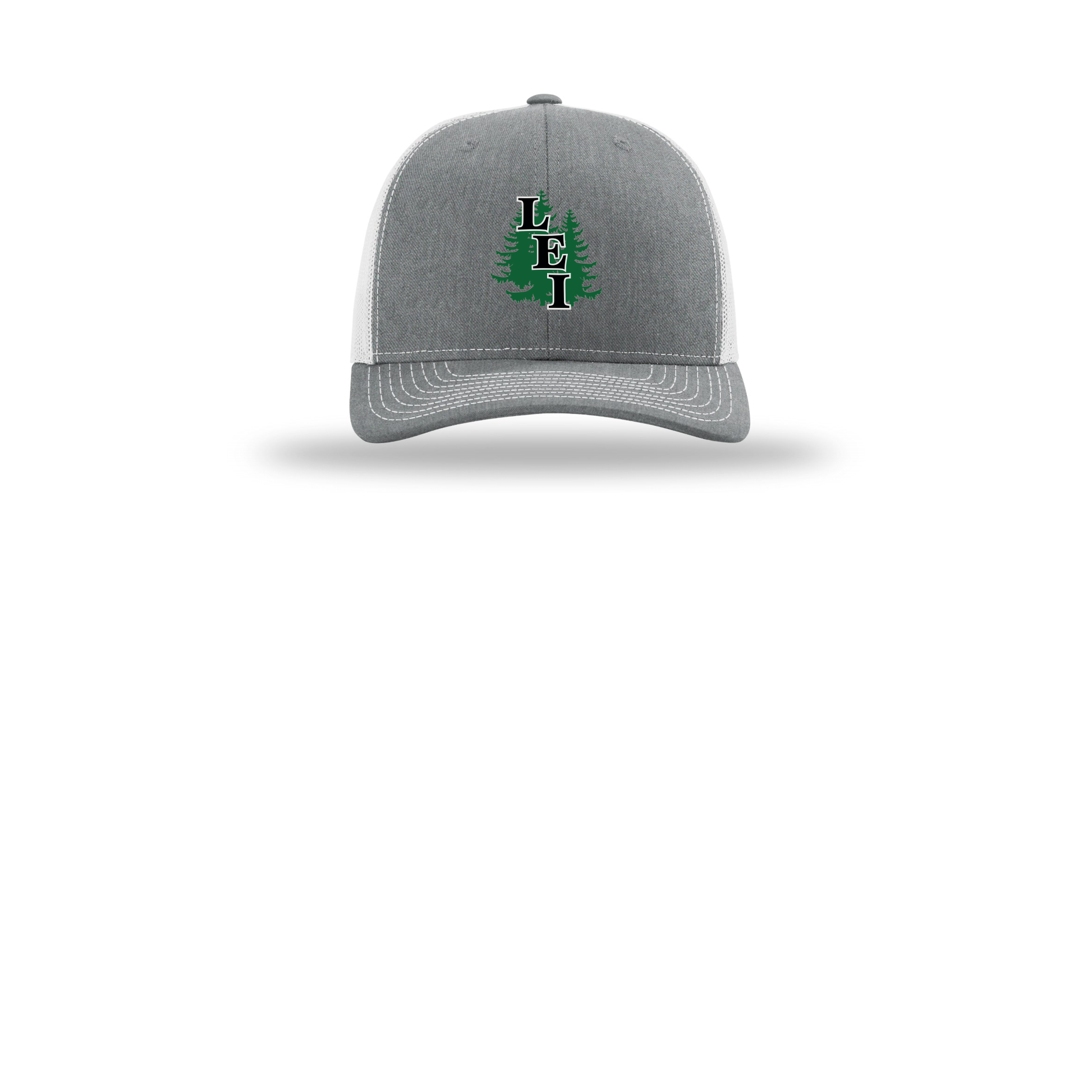 leisite-richardson-trucker-cap-embroidery-capfront-R112-heathergreylightgrey-flat-front