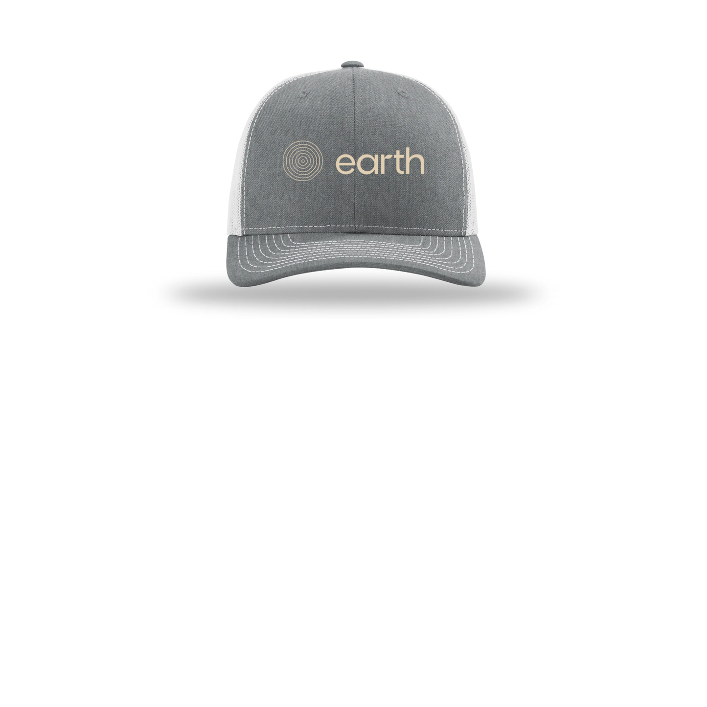 earthfuneral-richardson-trucker-cap-embroidery-capfront-R112-heathergreylightgrey-flat-front