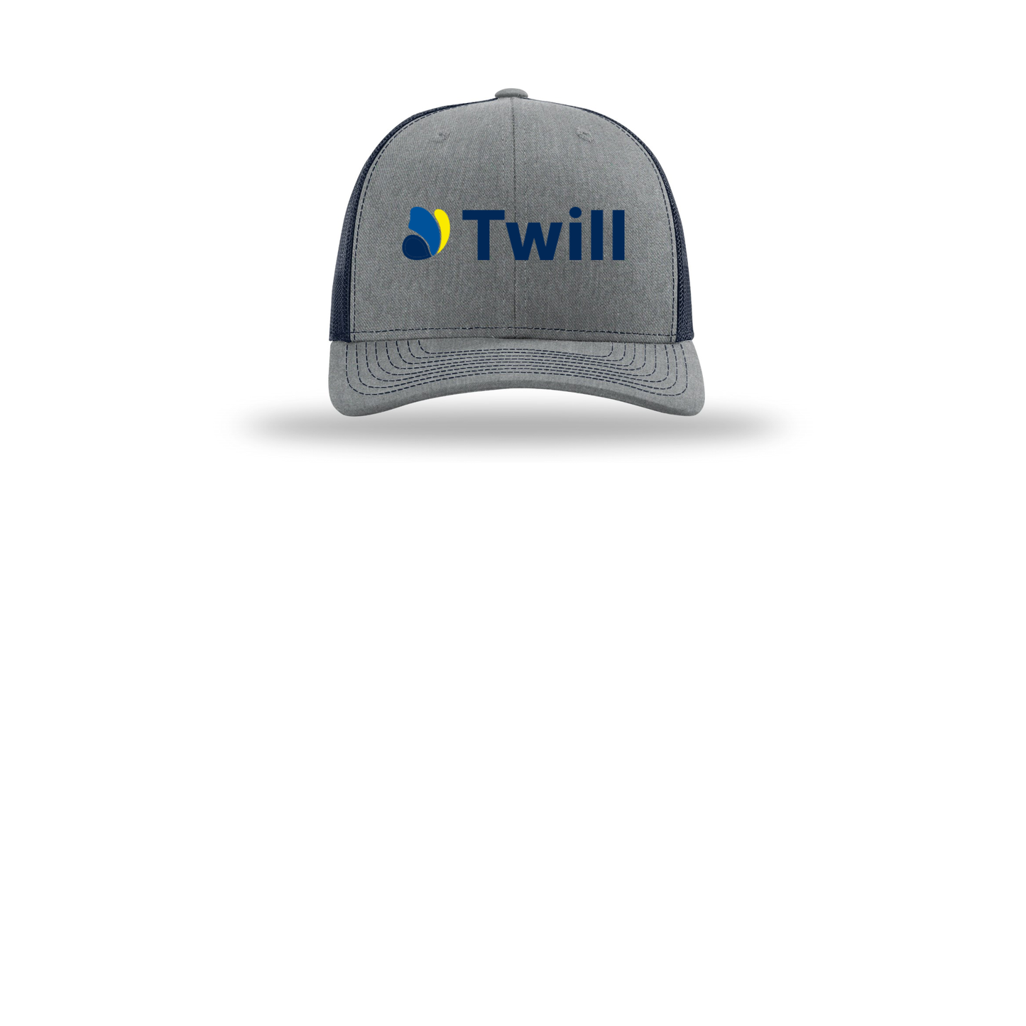 withtwill-richardson-trucker-cap-embroidery-capfront-R112-heathergreynavy-flat-front