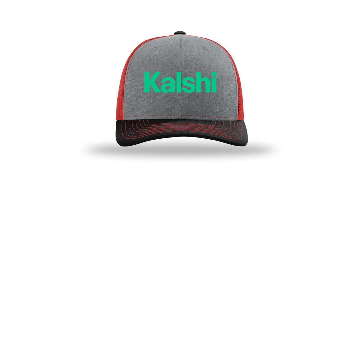 kalshi-richardson-trucker-cap-embroidery-capfront-R112-heathergreyredblack-flat-front
