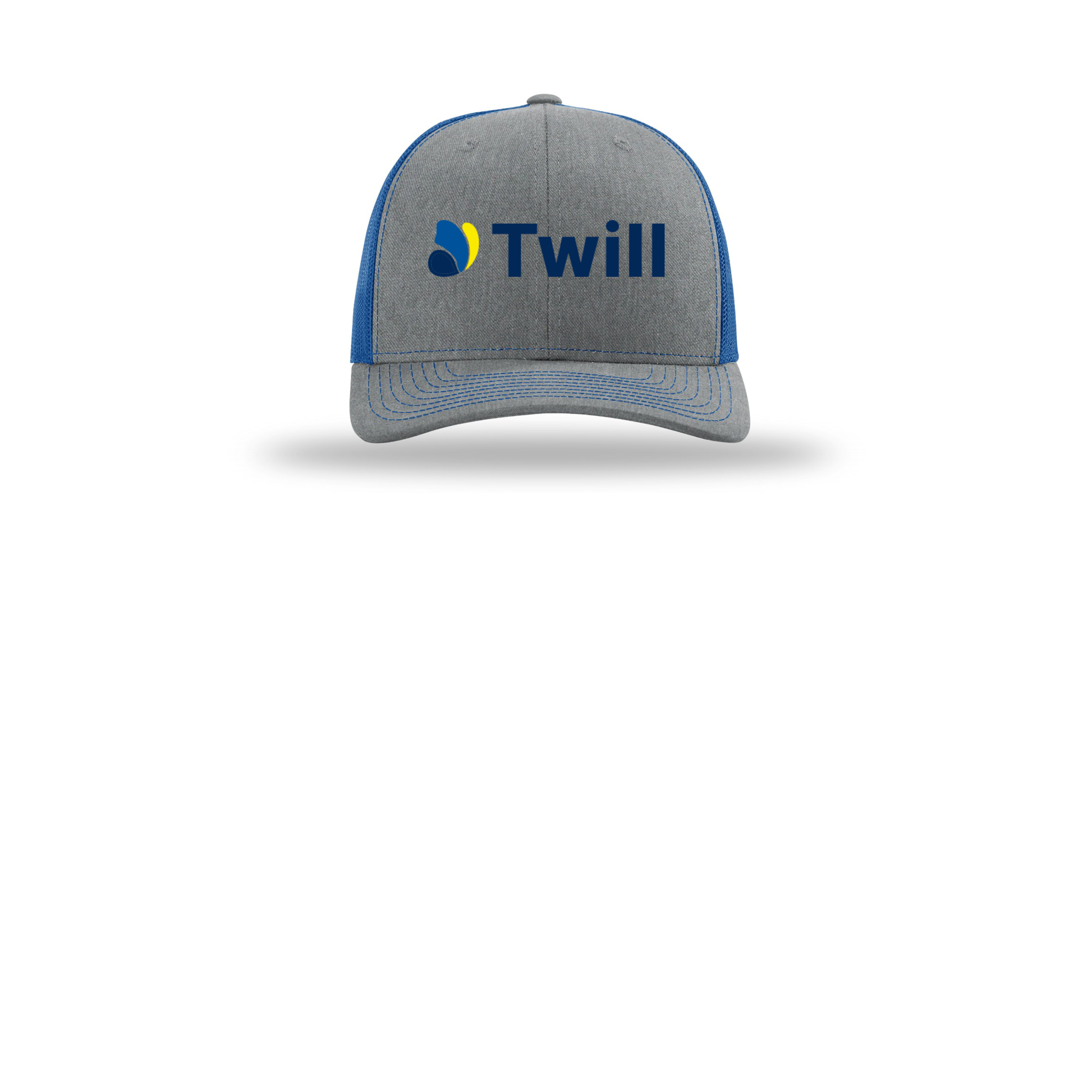 withtwill-richardson-trucker-cap-embroidery-capfront-R112-heathergreyroyal-flat-front