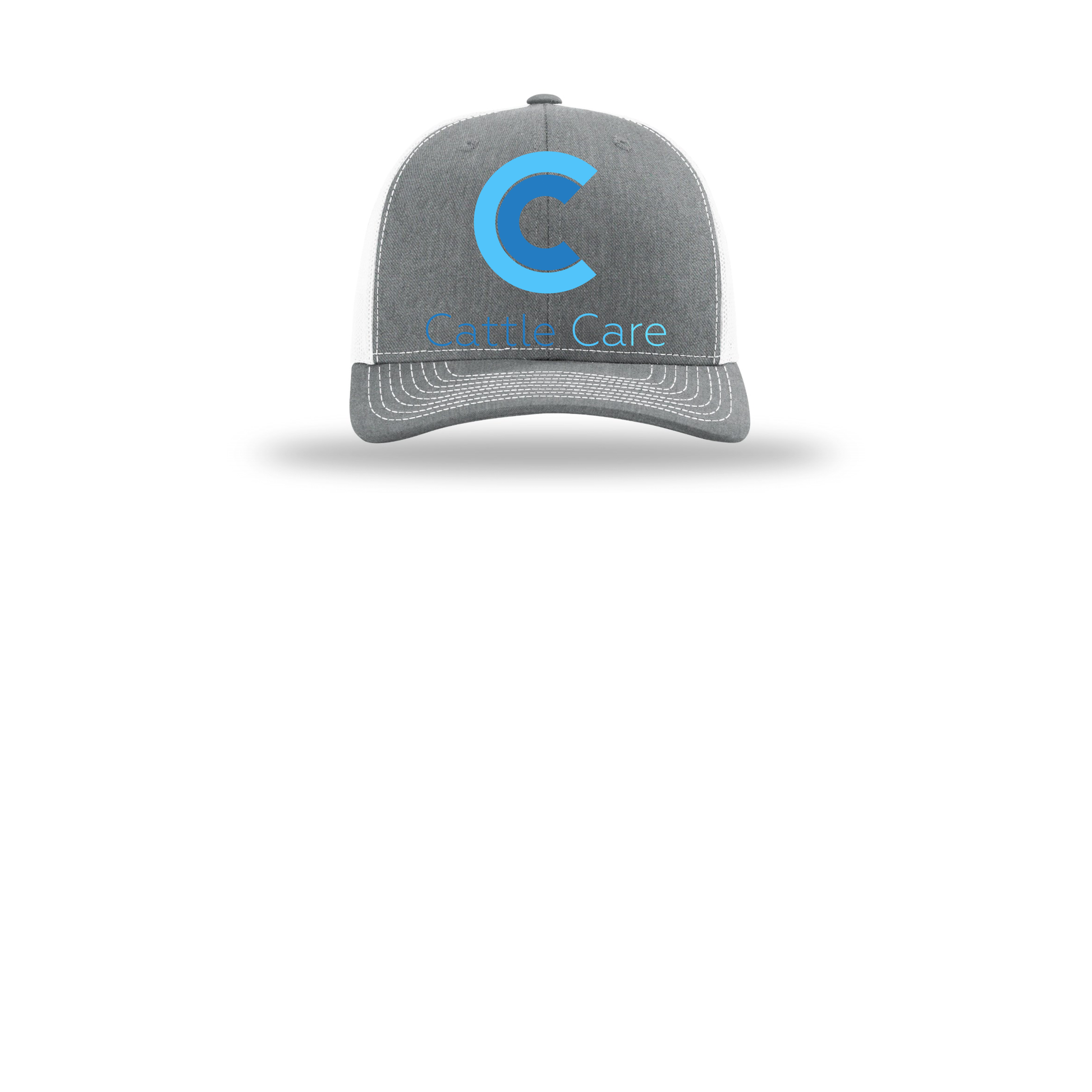 cattle-care-richardson-trucker-cap-embroidery-capfront-R112-heathergreywhite-flat-front