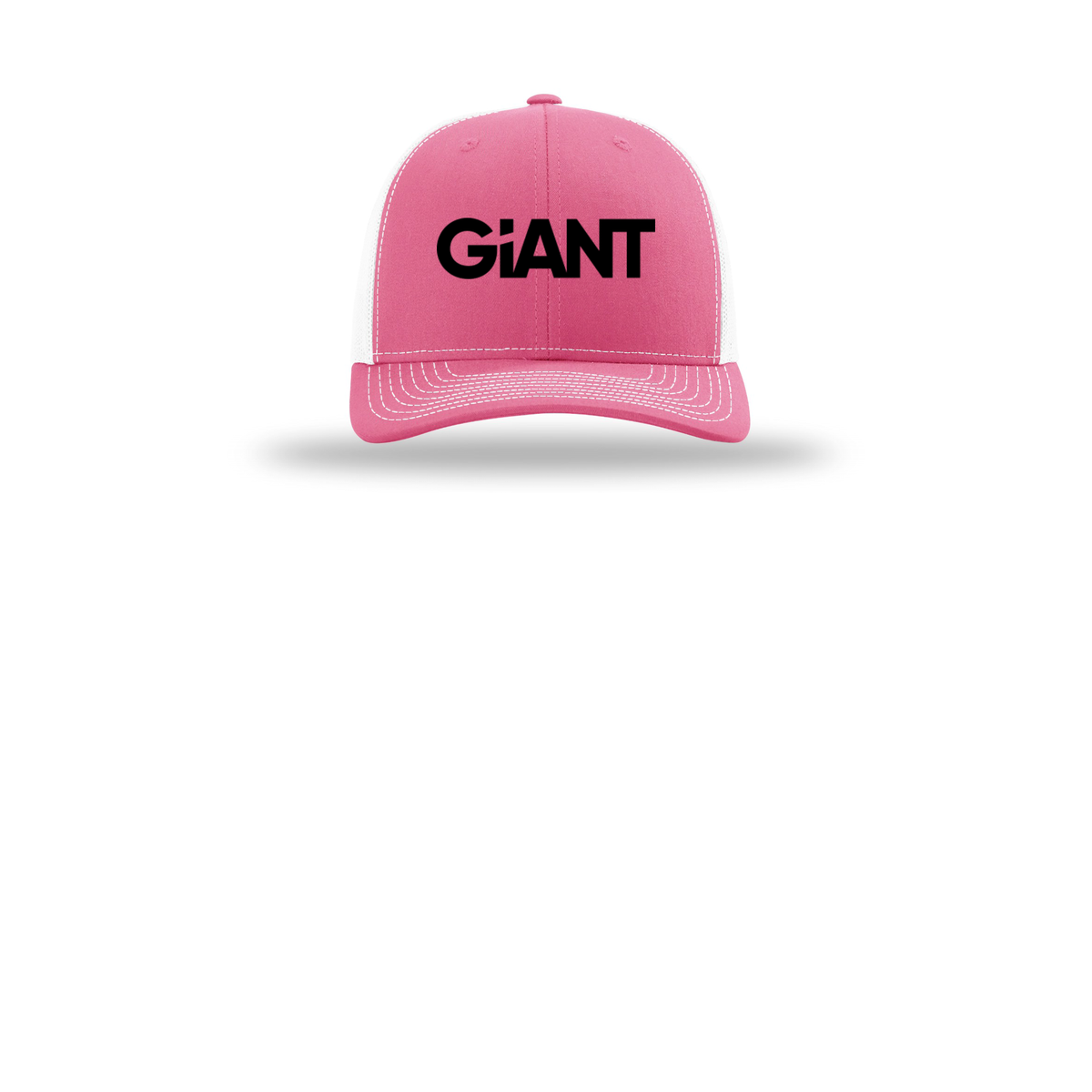 giantworldwide-richardson-trucker-cap-embroidery-capfront-R112-hotpinkwhite-flat-front