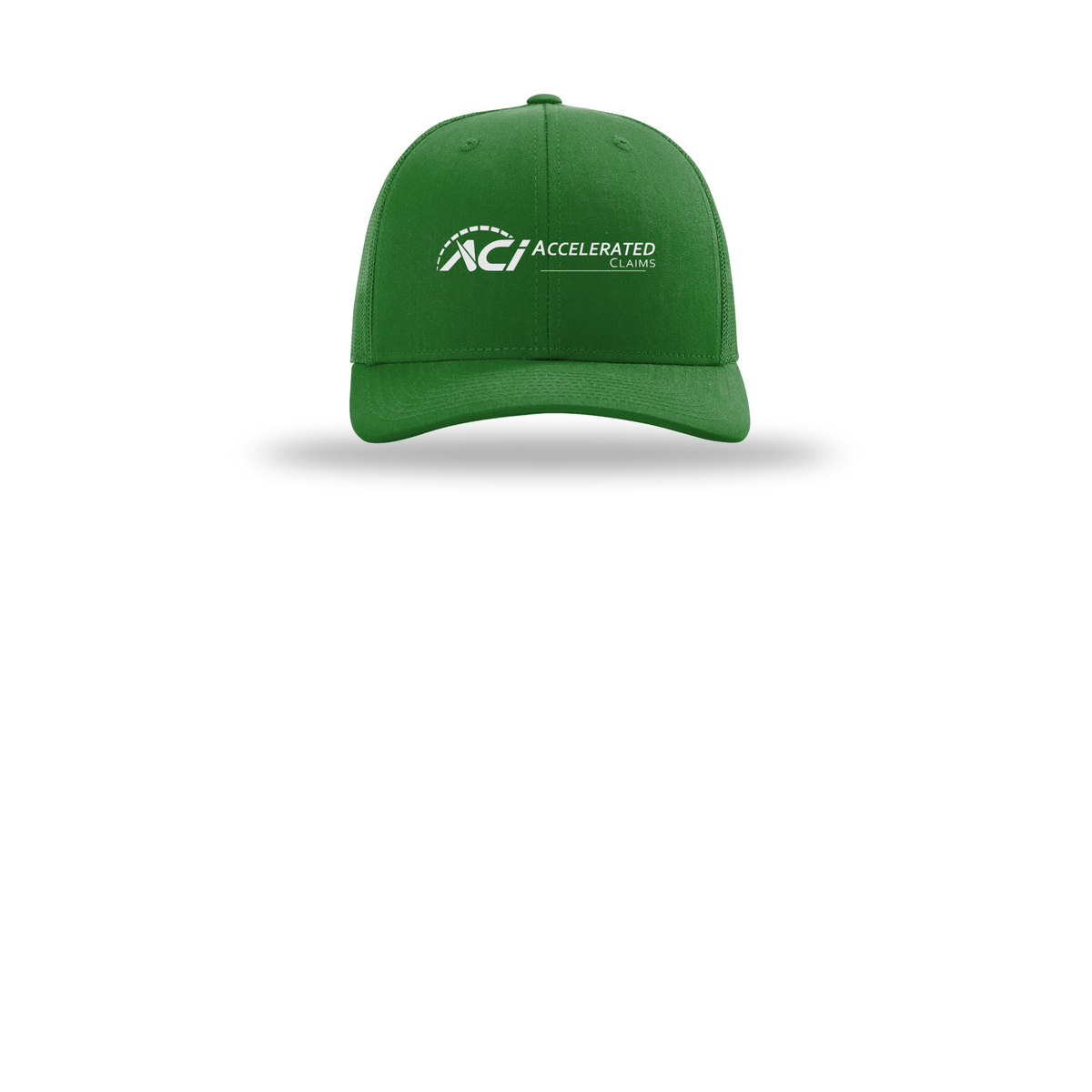 accelclaims-richardson-trucker-cap-embroidery-capfront-R112-kelly-flat-front
