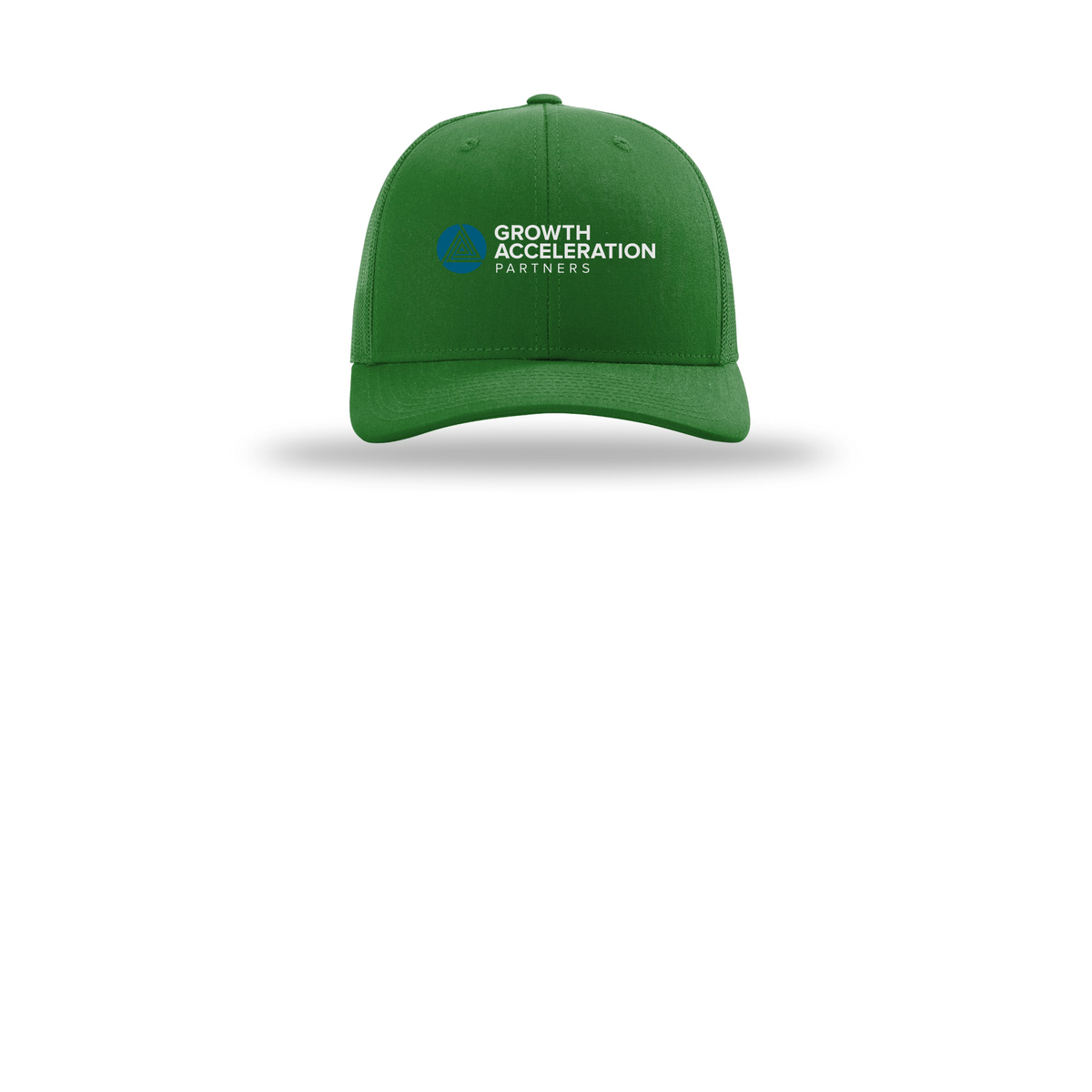 growthaccelerationpartners-richardson-trucker-cap-embroidery-capfront-R112-kelly-flat-front