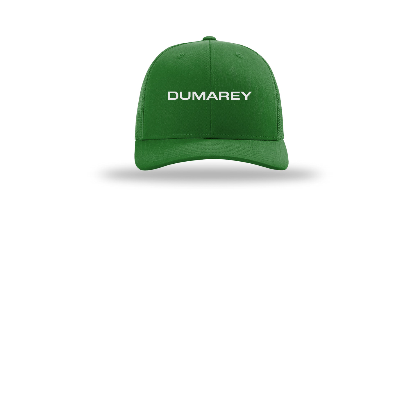 dumarey-richardson-trucker-cap-embroidery-capfront-R112-kelly-flat-front