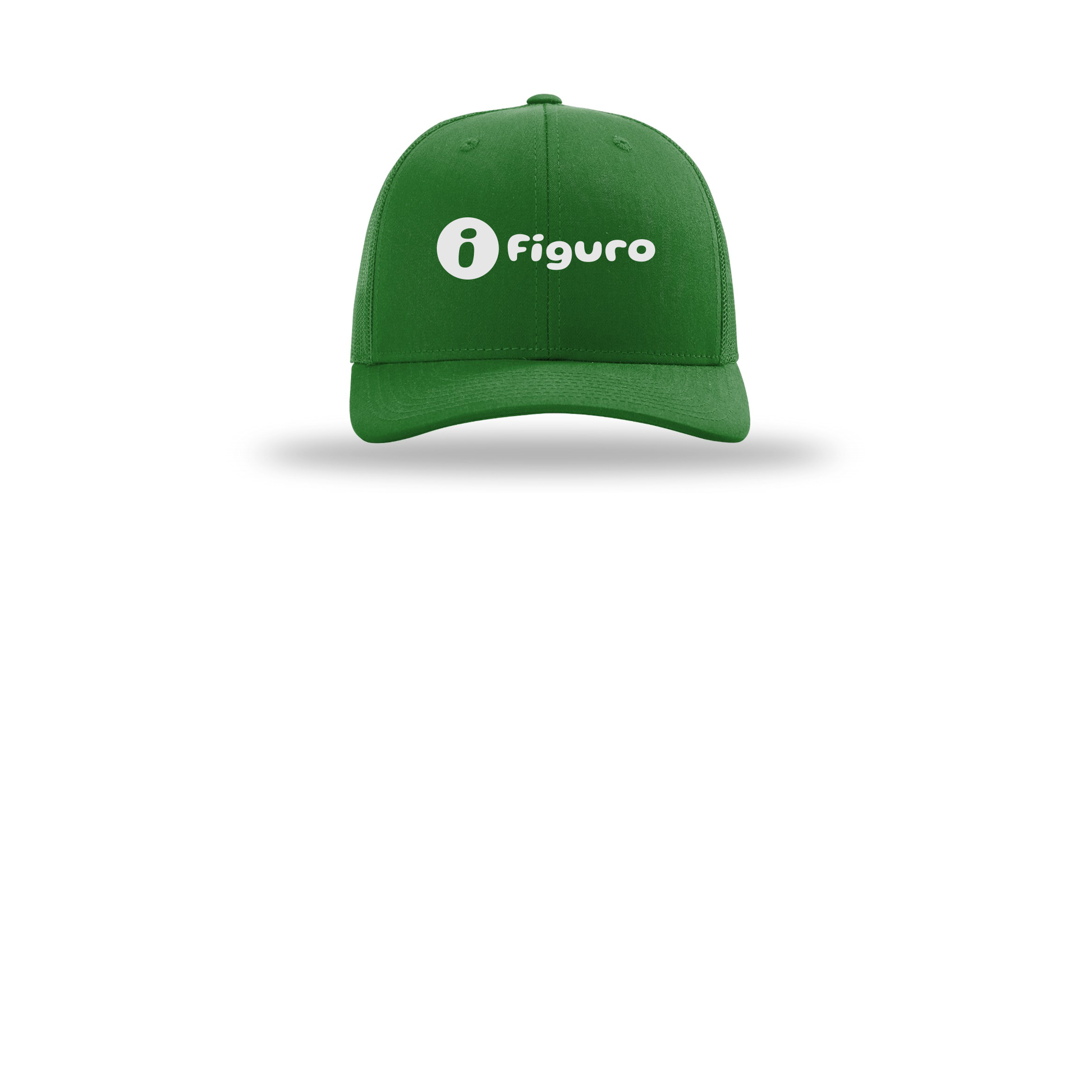 getfiguro-richardson-trucker-cap-embroidery-capfront-R112-kelly-flat-front