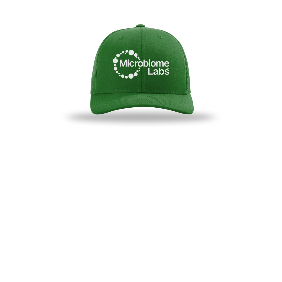 microbiomelabs-richardson-trucker-cap-embroidery-capfront-R112-kelly-flat-front