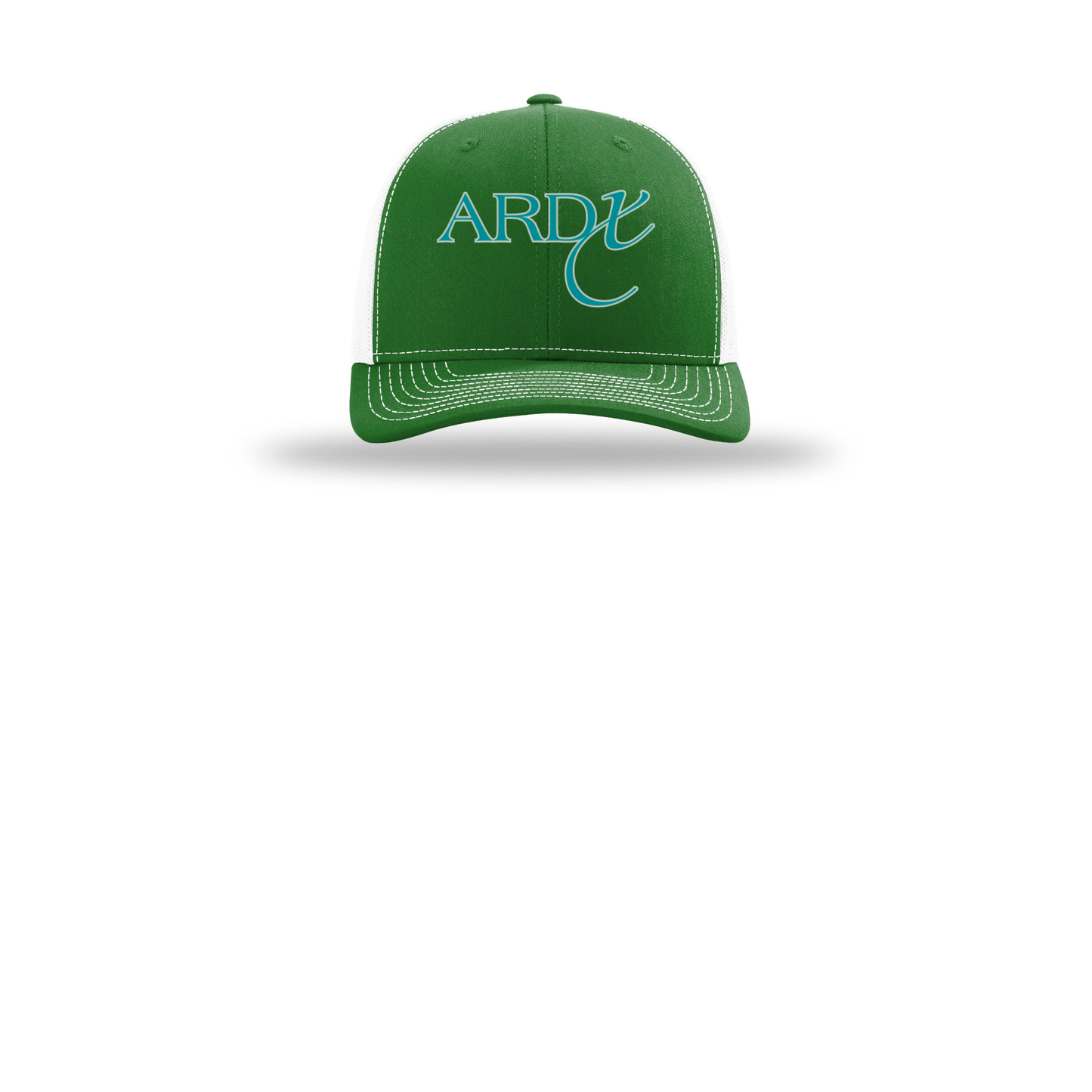 ardx-richardson-trucker-cap-embroidery-capfront-R112-kellywhite-flat-front