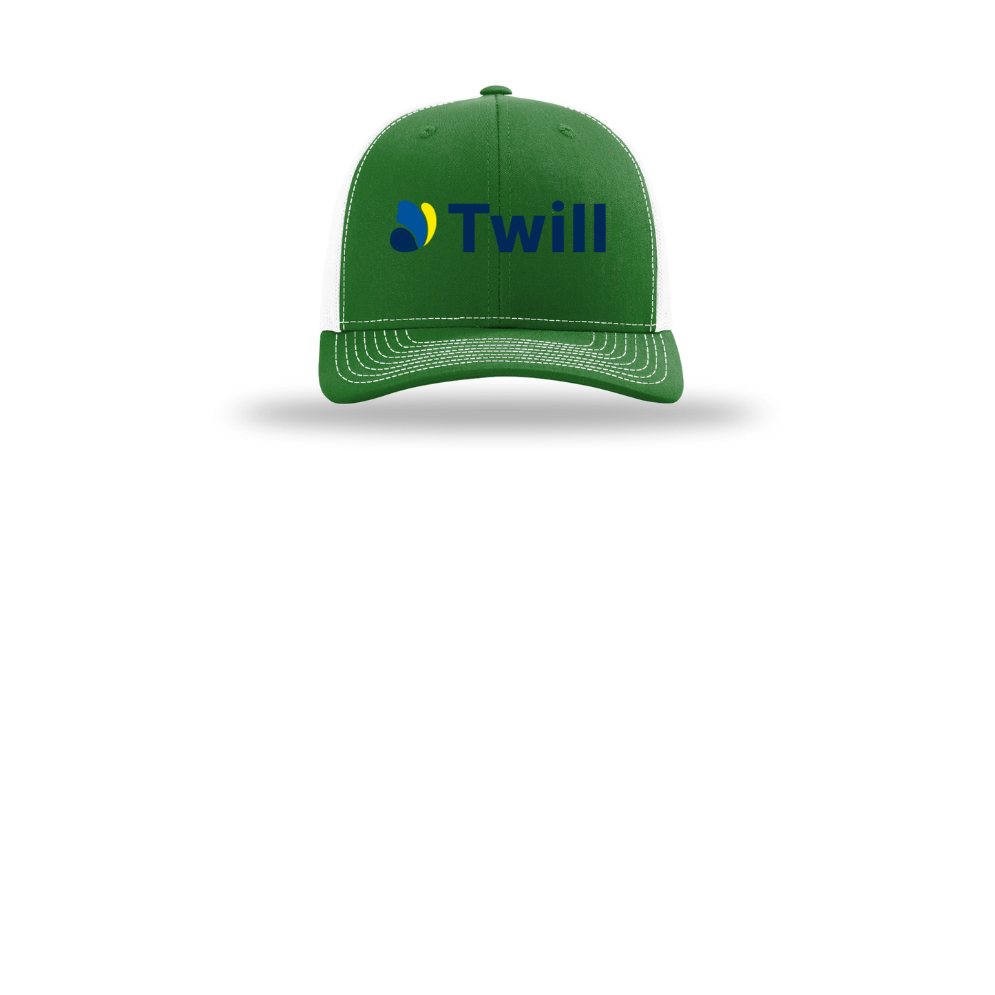withtwill-richardson-trucker-cap-embroidery-capfront-R112-kellywhite-flat-front